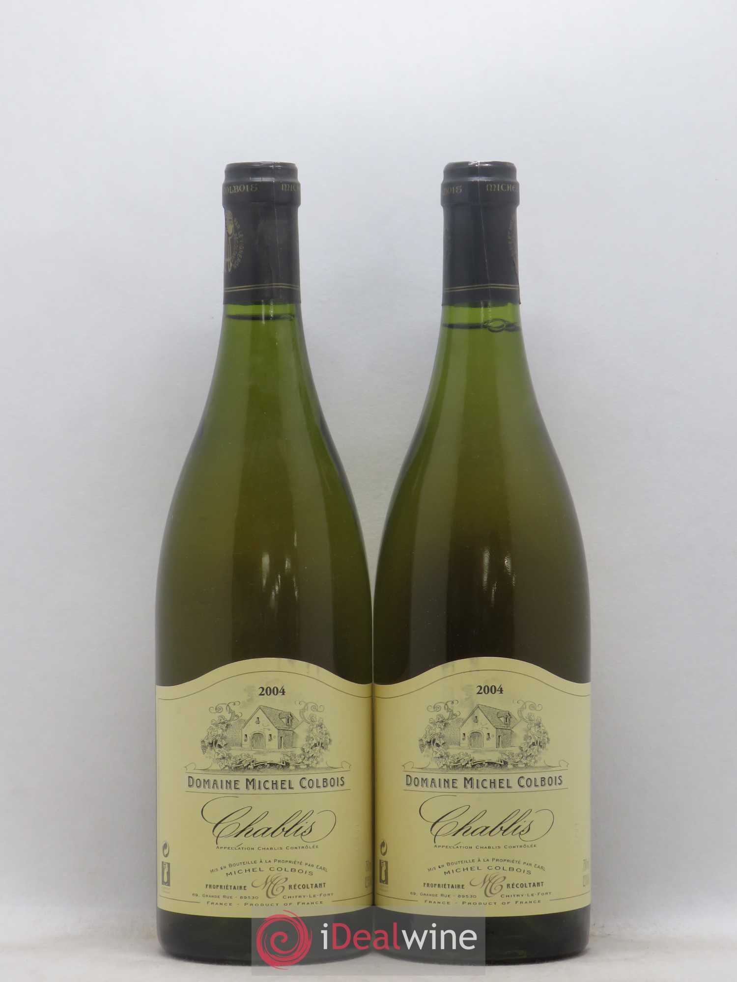 Chablis Domaine Michel Colbois 2004 - Posten von 2 Flaschen - 0