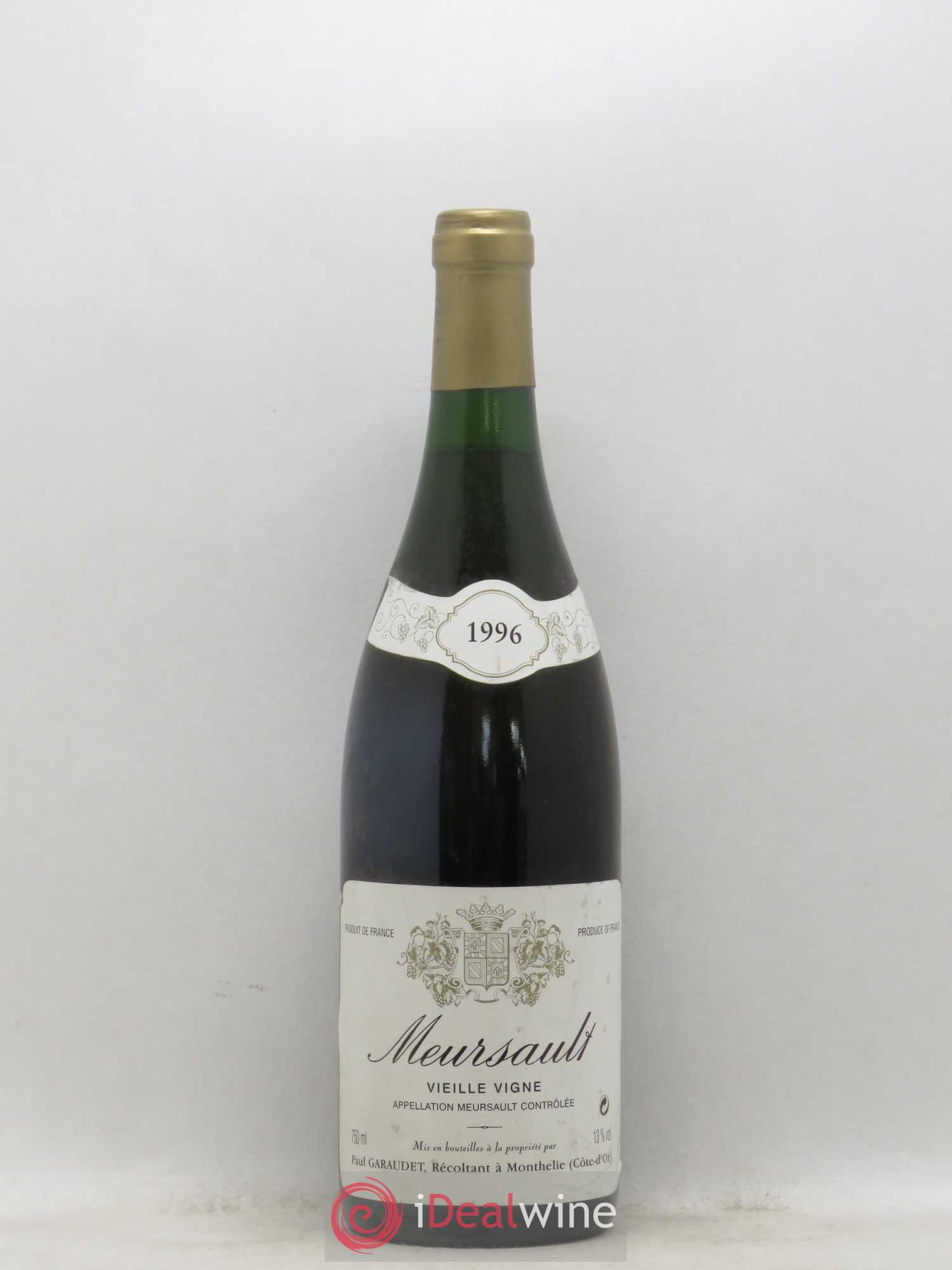 Meursault Vieilles Vignes Paul Garaudet 1996 - Posten von 1 Flasche - 0