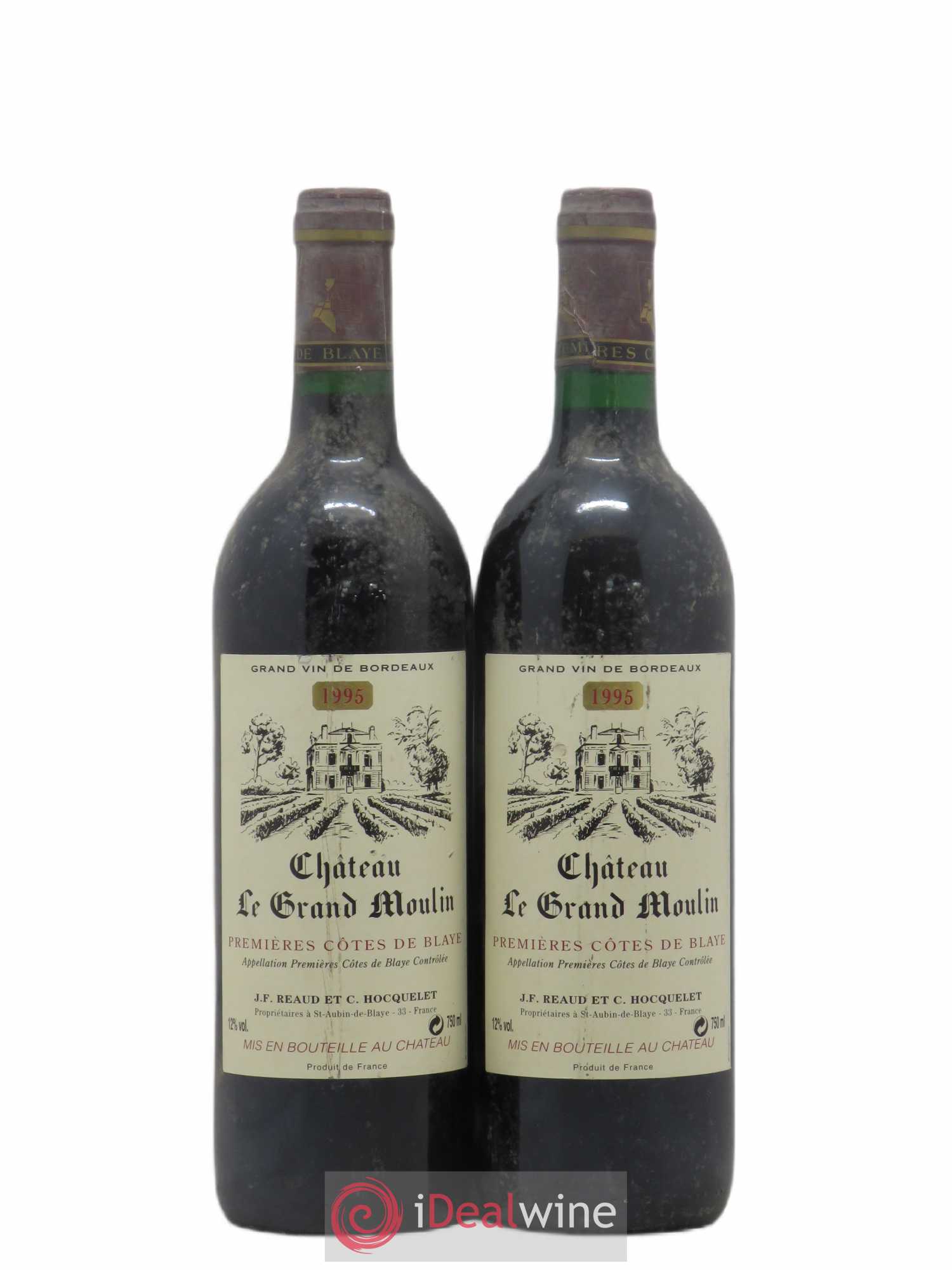 Premières-Côtes-de-Blaye (Blaye-Côtes-de-Bordeaux) 1995 - Lotto di 2 bottiglie - 0