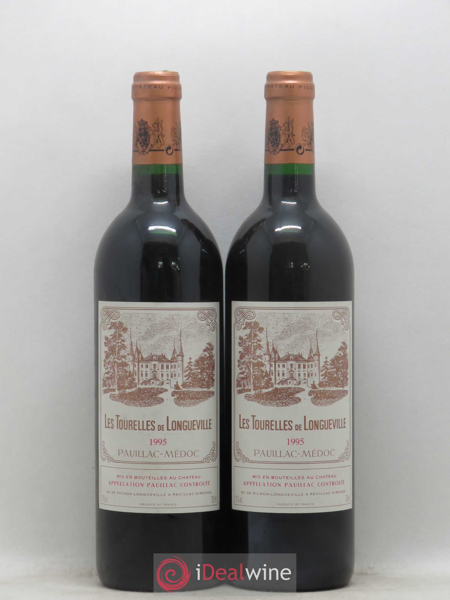 Les Tourelles de Longueville Second Vin 1995 - Lot de 2 bouteilles - 0