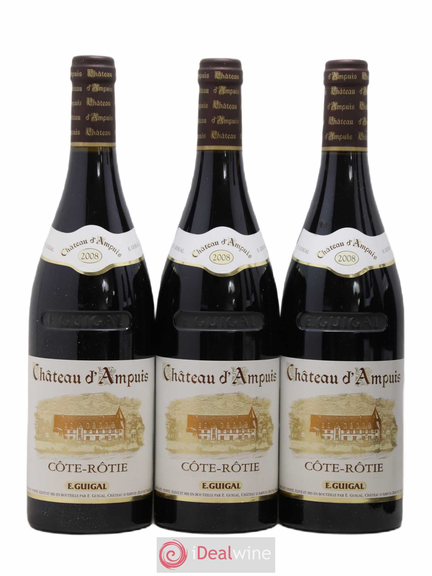 Côte-Rôtie Château d'Ampuis Guigal 2008 - Lot de 6 bouteilles - 1