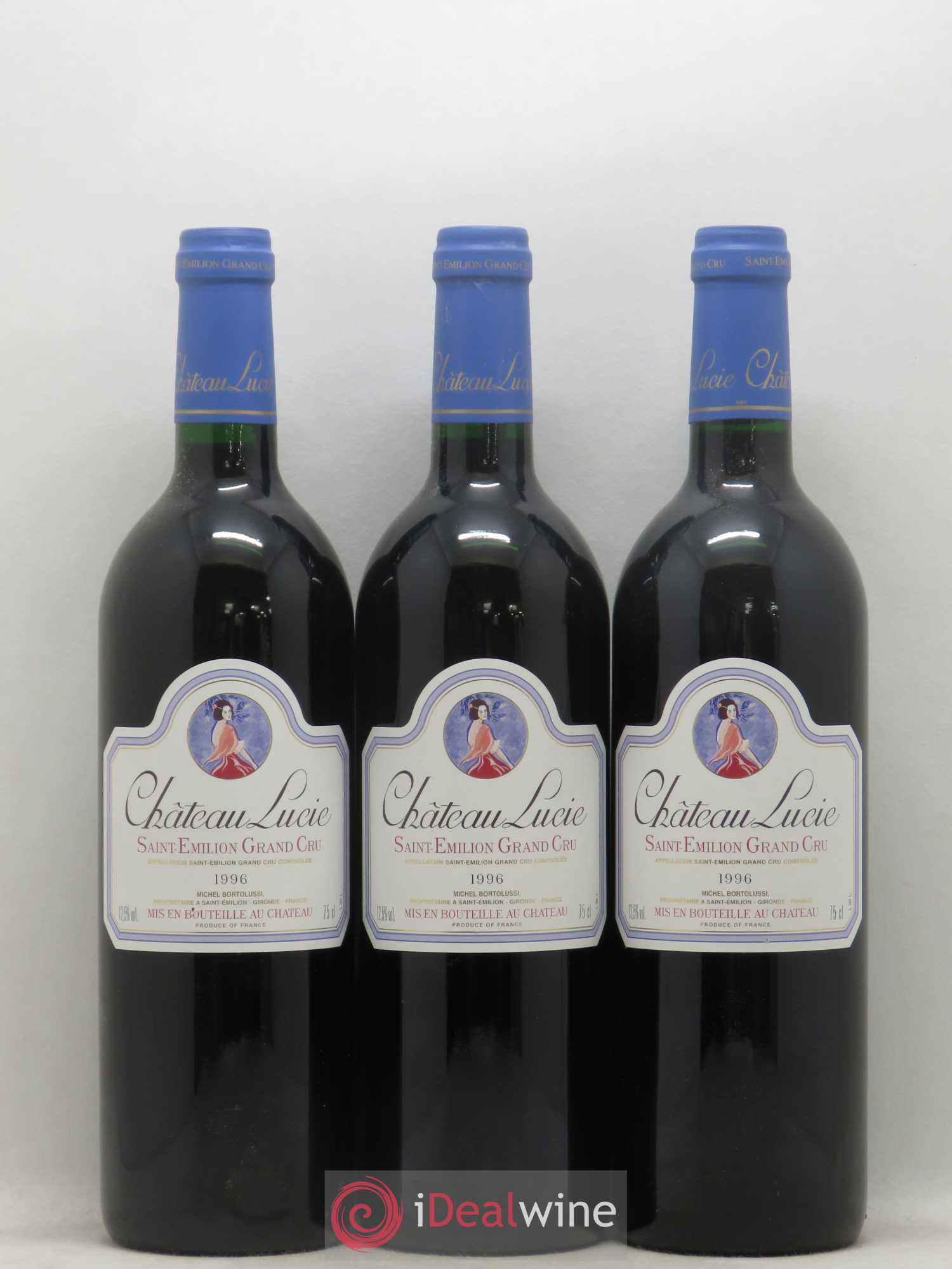 Château Lucia (ex Lucie) Château Lucie  1996 - Lot of 12 bottles - 1
