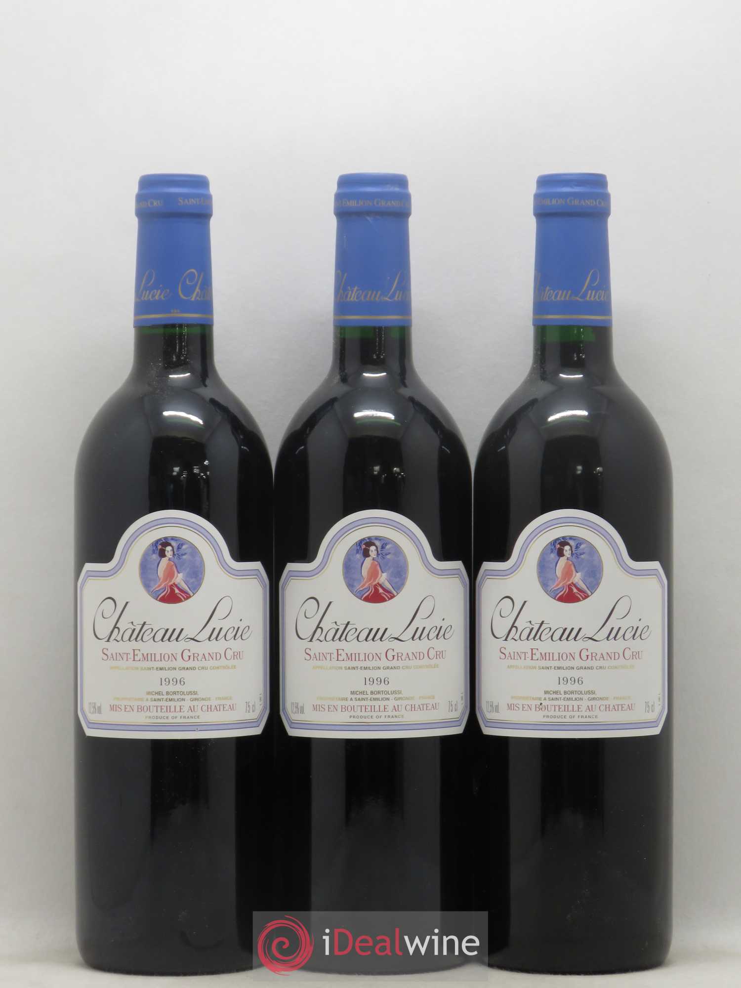 Château Lucia (ex Lucie) Château Lucie  1996 - Lot of 12 bottles - 2