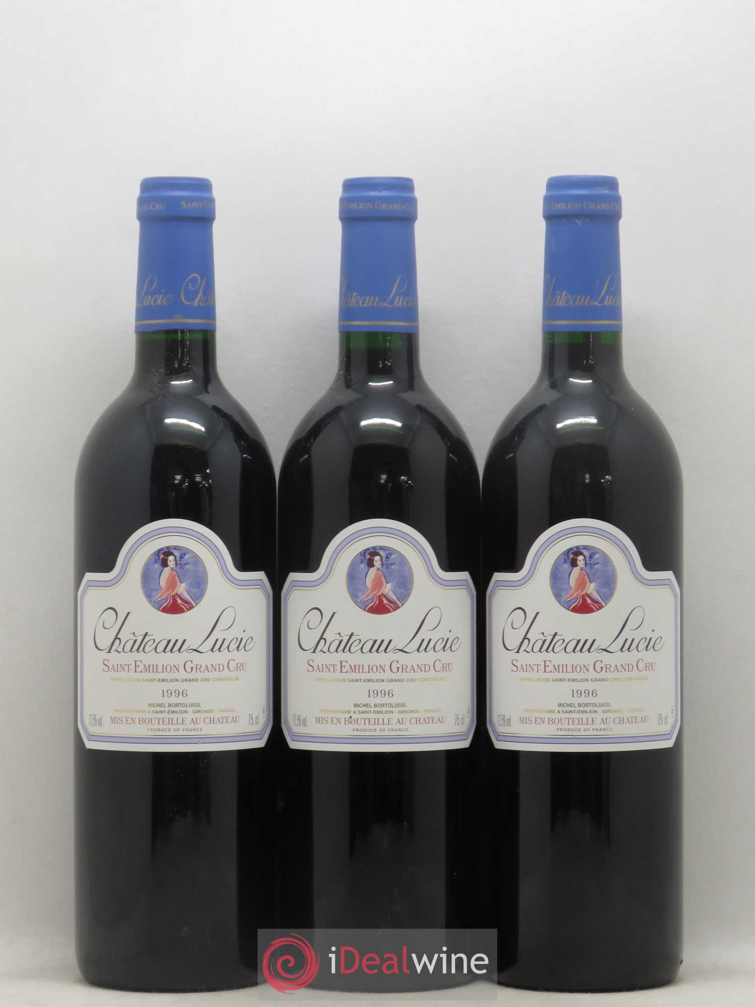 Château Lucia (ex Lucie) Château Lucie  1996 - Lot of 12 bottles - 3
