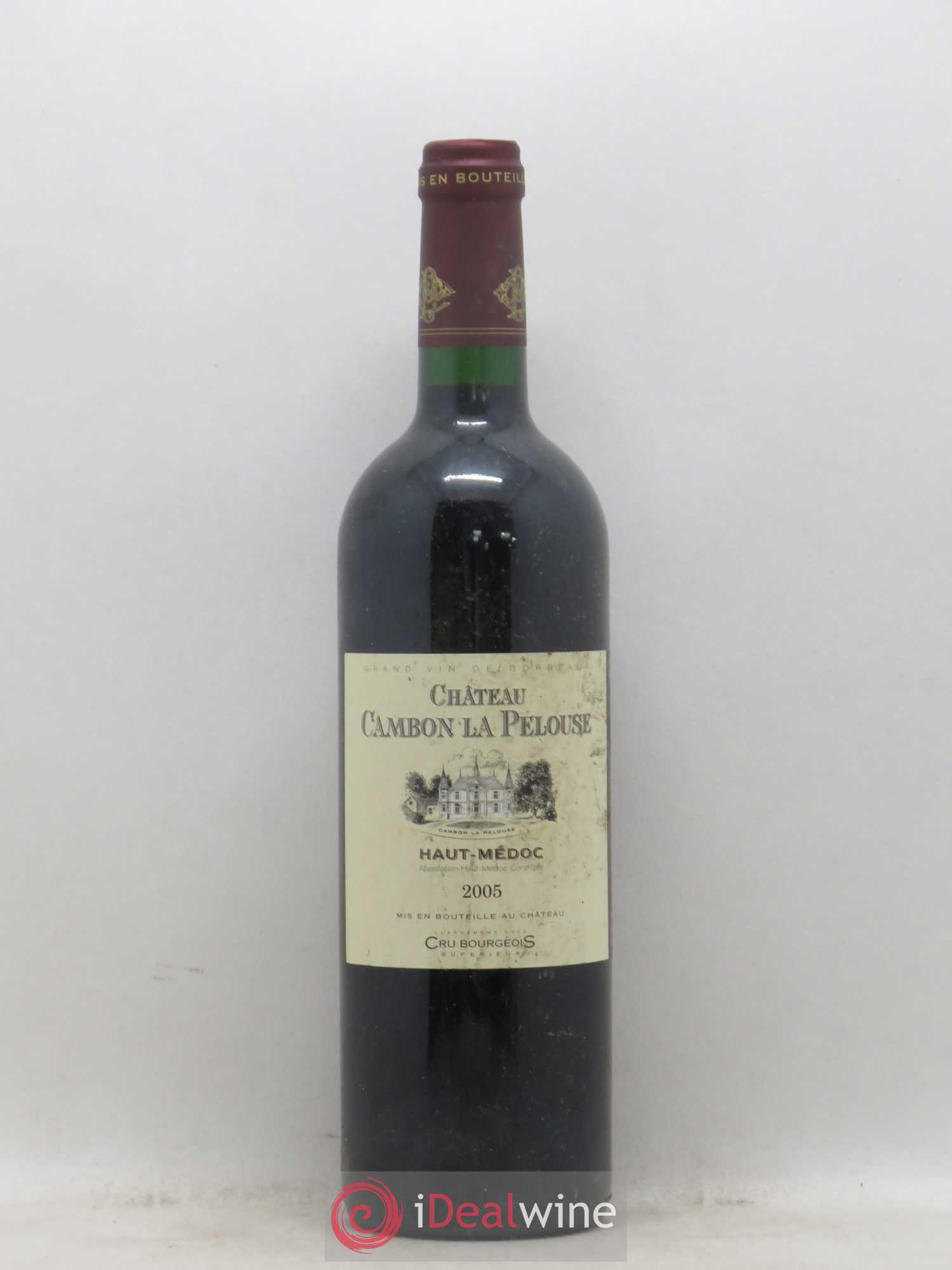 Château Cambon la Pelouse Cru Bourgeois 2005 - Lot de 1 bouteille - 0