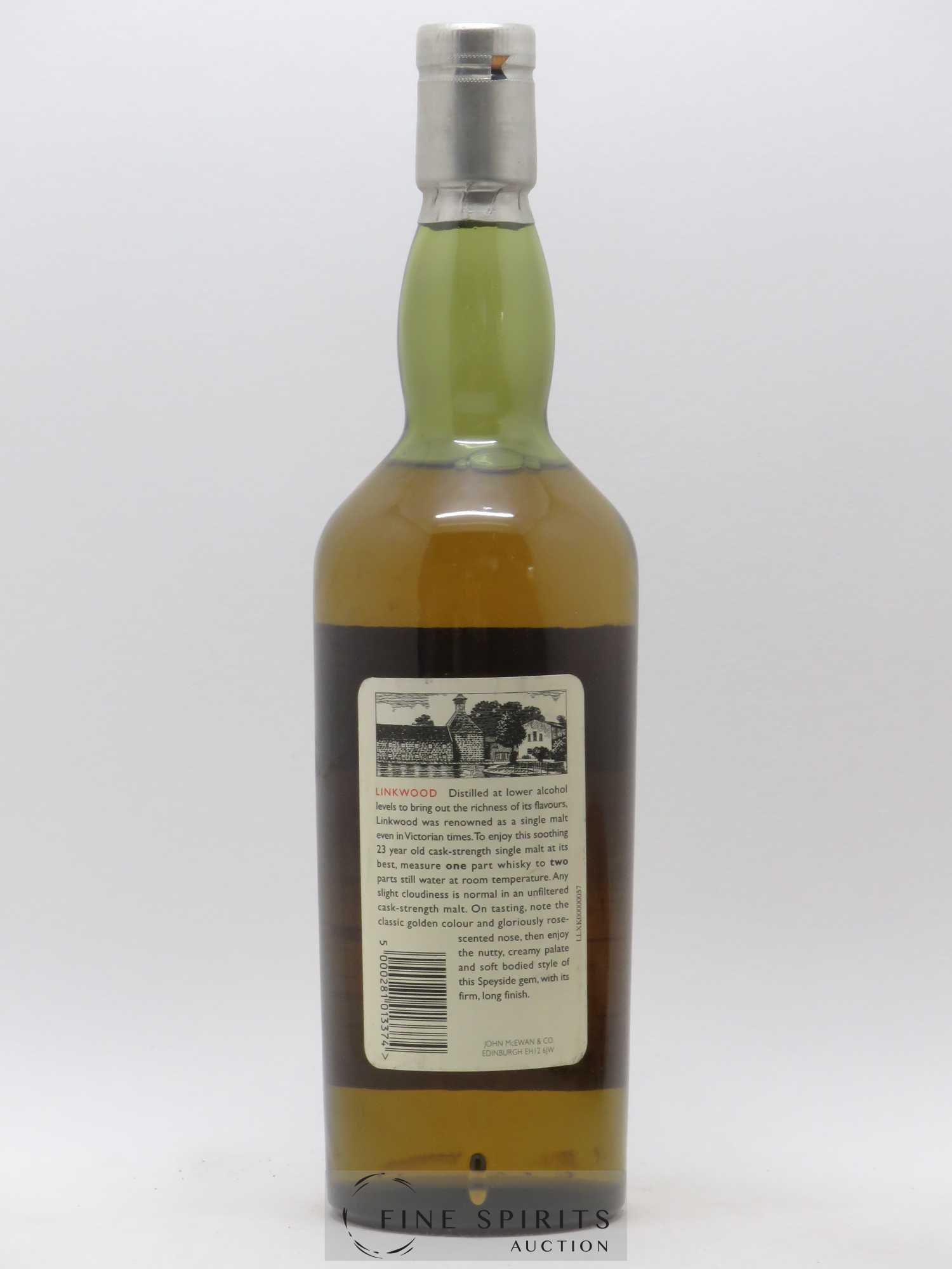 Linkwood 23 years 1974 Of. Rare Malts Selection Natural Cask Strengh - bottled 1997 Limited Edition - Lot de 1 bouteille - 1