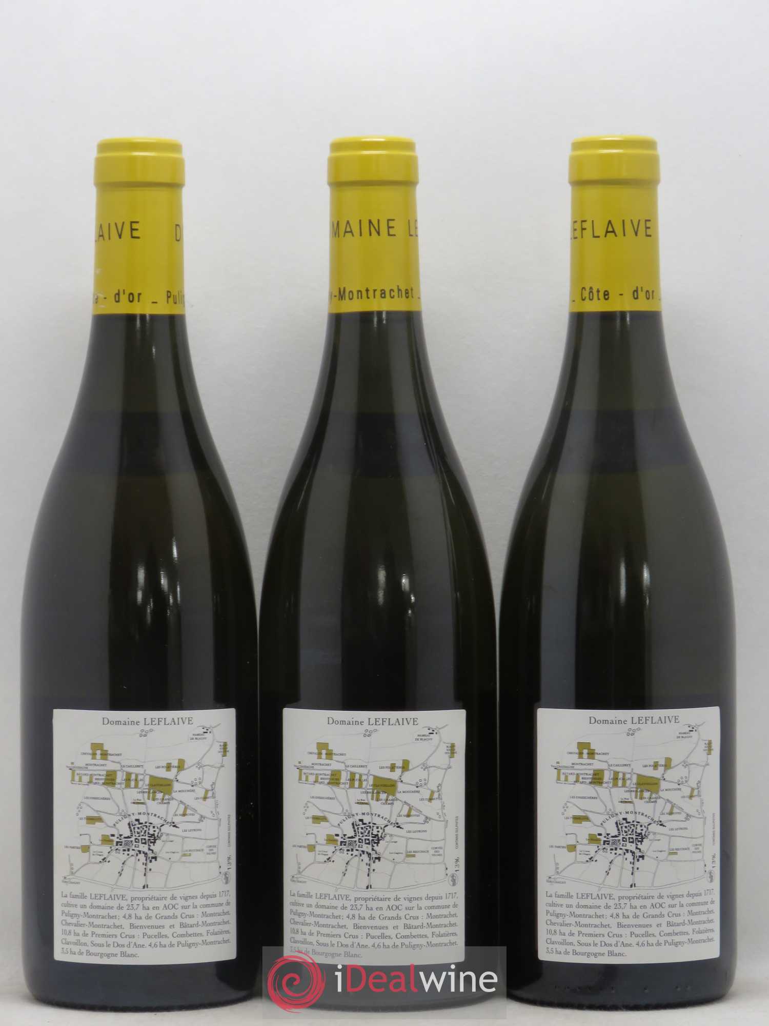 Puligny-Montrachet 1er Cru Clavoillon Leflaive (Domaine) 2010 - Lot de 3 bouteilles - 1