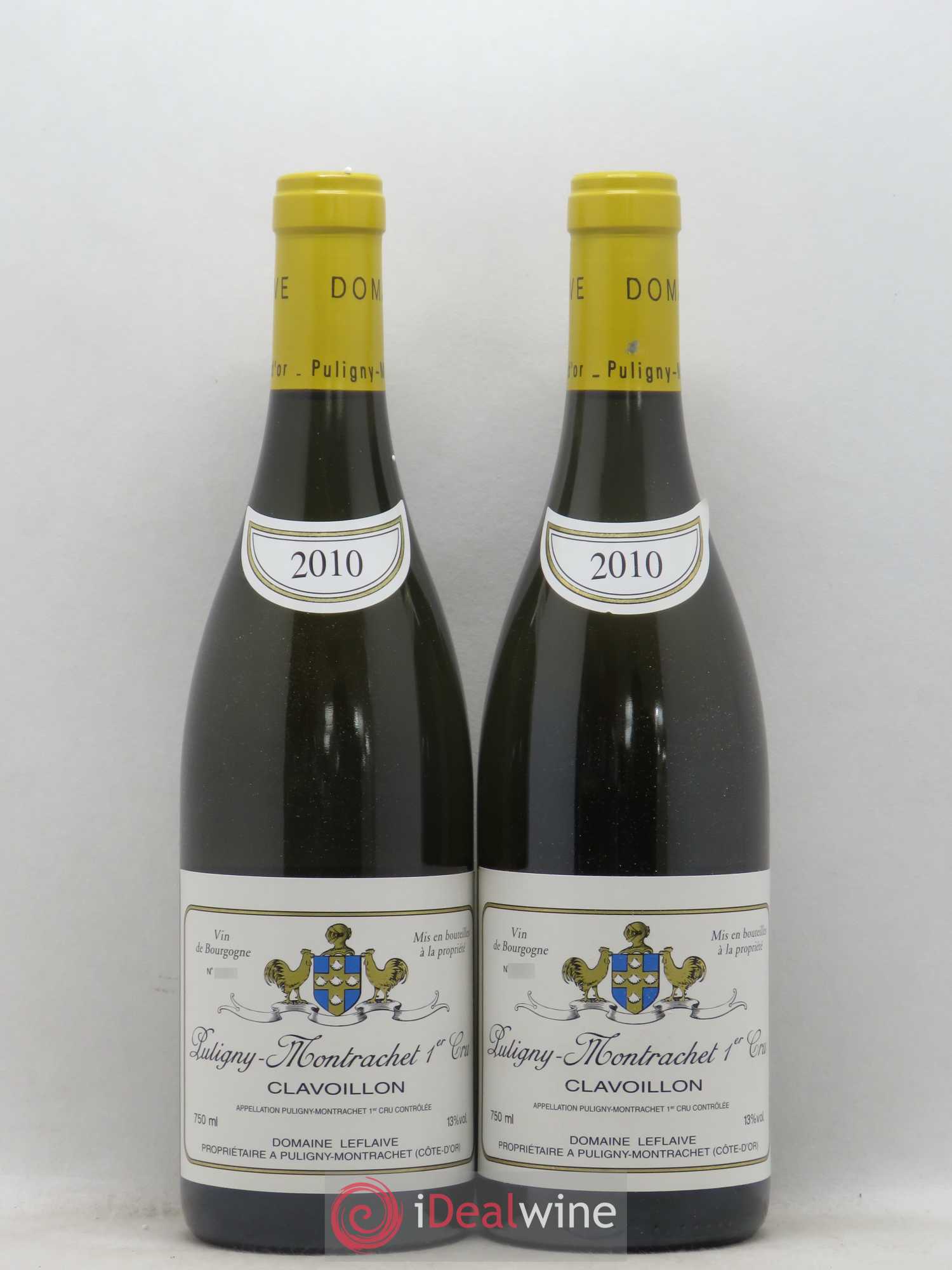 Puligny-Montrachet 1er Cru Clavoillon Leflaive (Domaine) 2010 - Lot de 2 bouteilles - 0