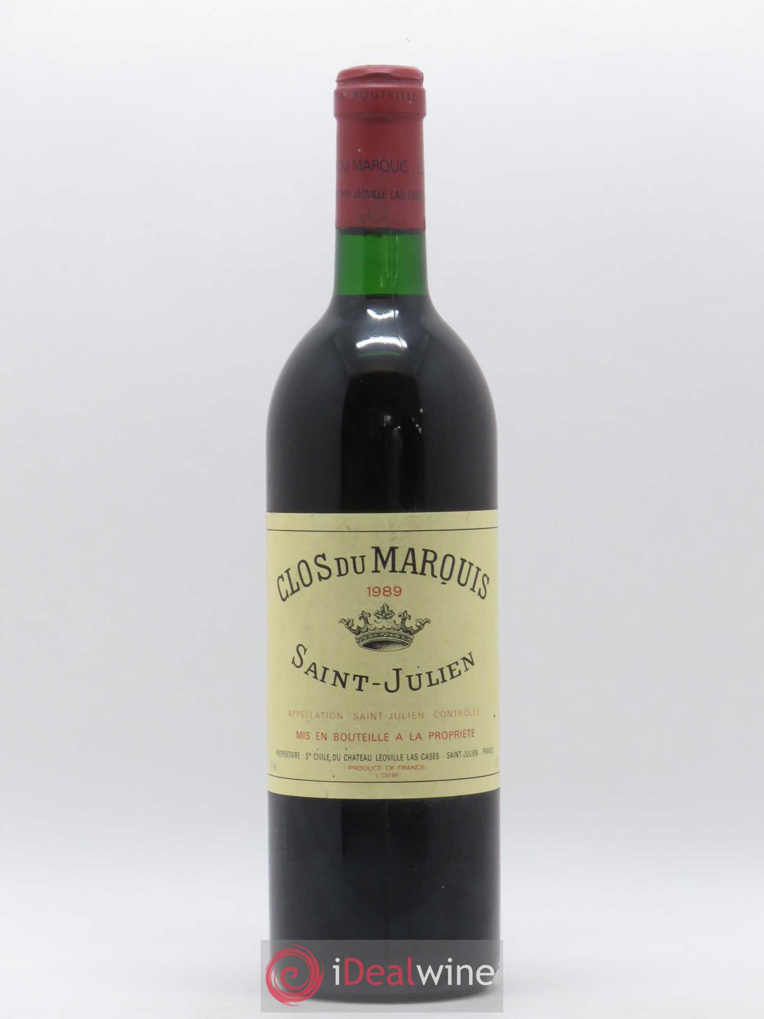 Clos du Marquis 1989 - Lot de 1 bouteille - 0