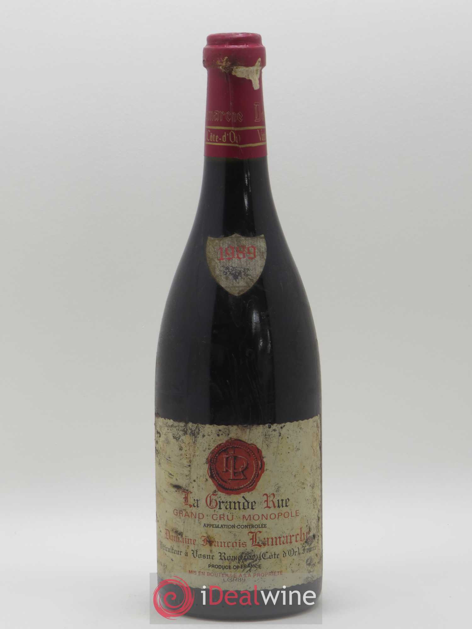 La Grande Rue Grand Cru Lamarche (Domaine) 1989 - Lot de 1 bouteille - 0