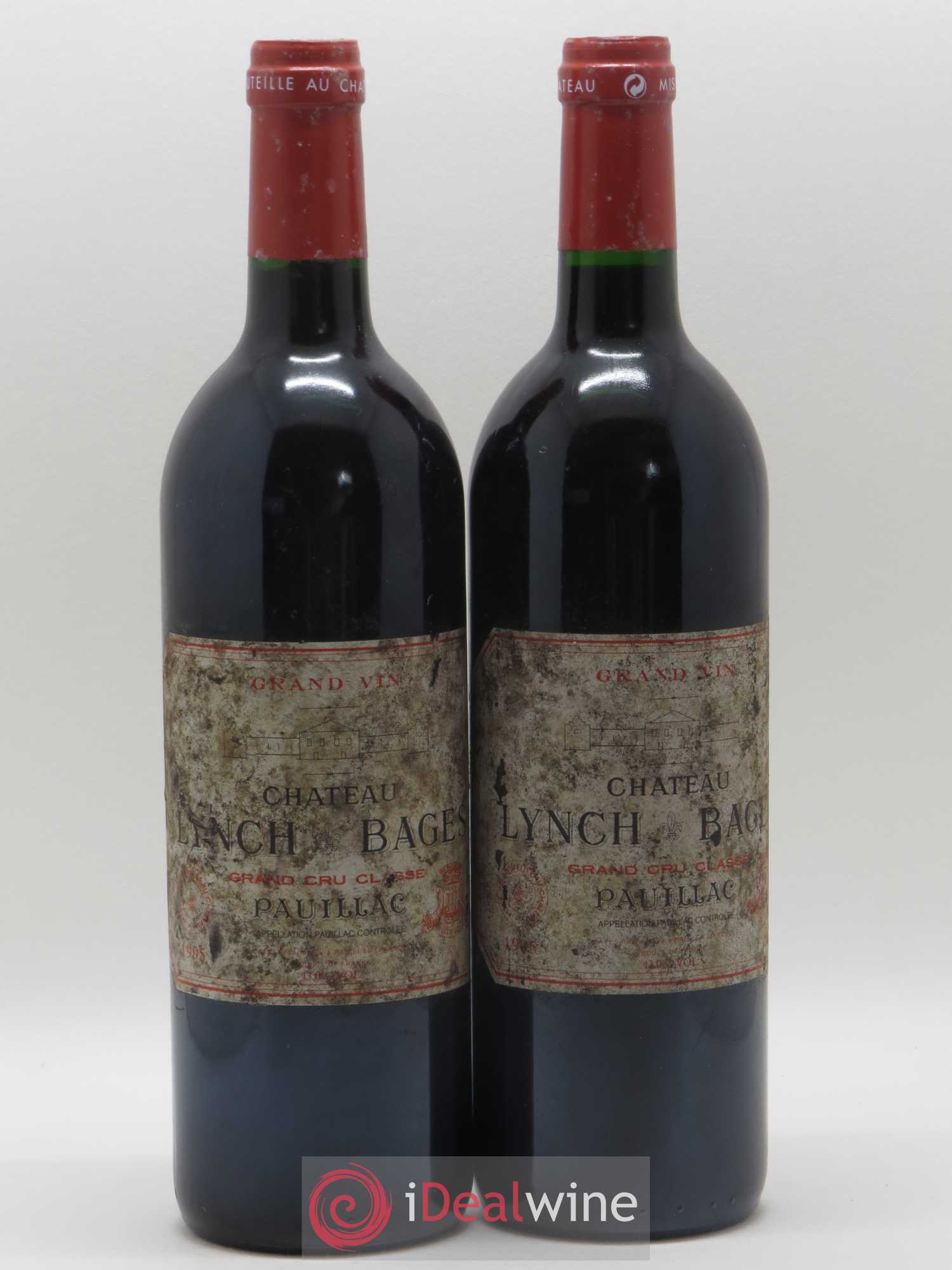 Château Lynch Bages 5ème Grand Cru Classé 1995 - Lot de 2 bouteilles - 0