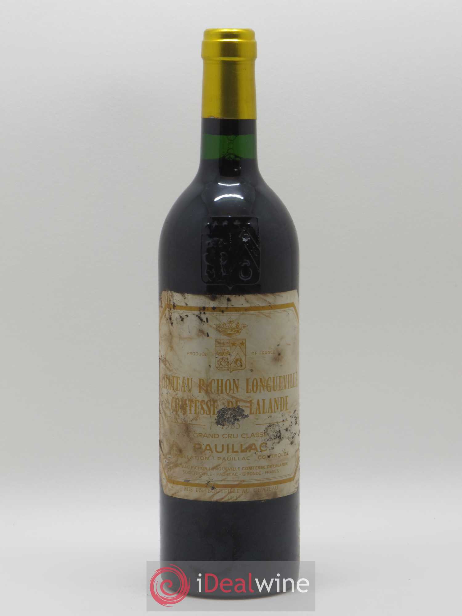 Château Pichon Longueville Comtesse de Lalande 2ème Grand Cru Classé 1985 - Lot de 1 bouteille - 0