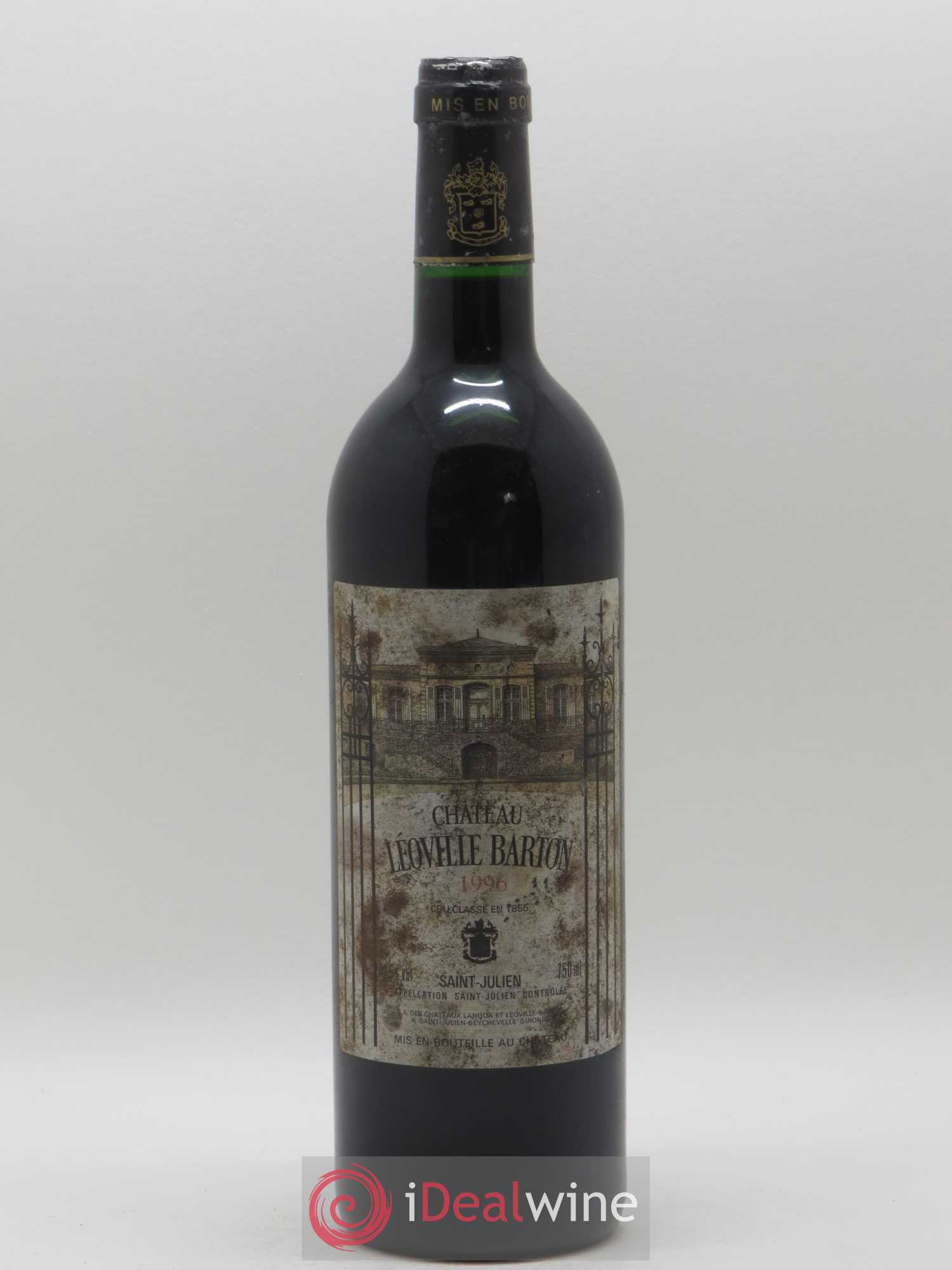 Château Léoville Barton 2ème Grand Cru Classé 1996 - Lot de 1 bouteille - 0