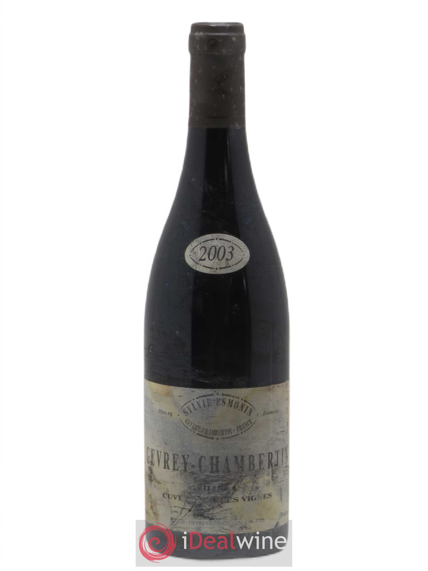 Gevrey-Chambertin Vieilles Vignes Sylvie Esmonin 2003 - Lot de 1 bouteille - 0