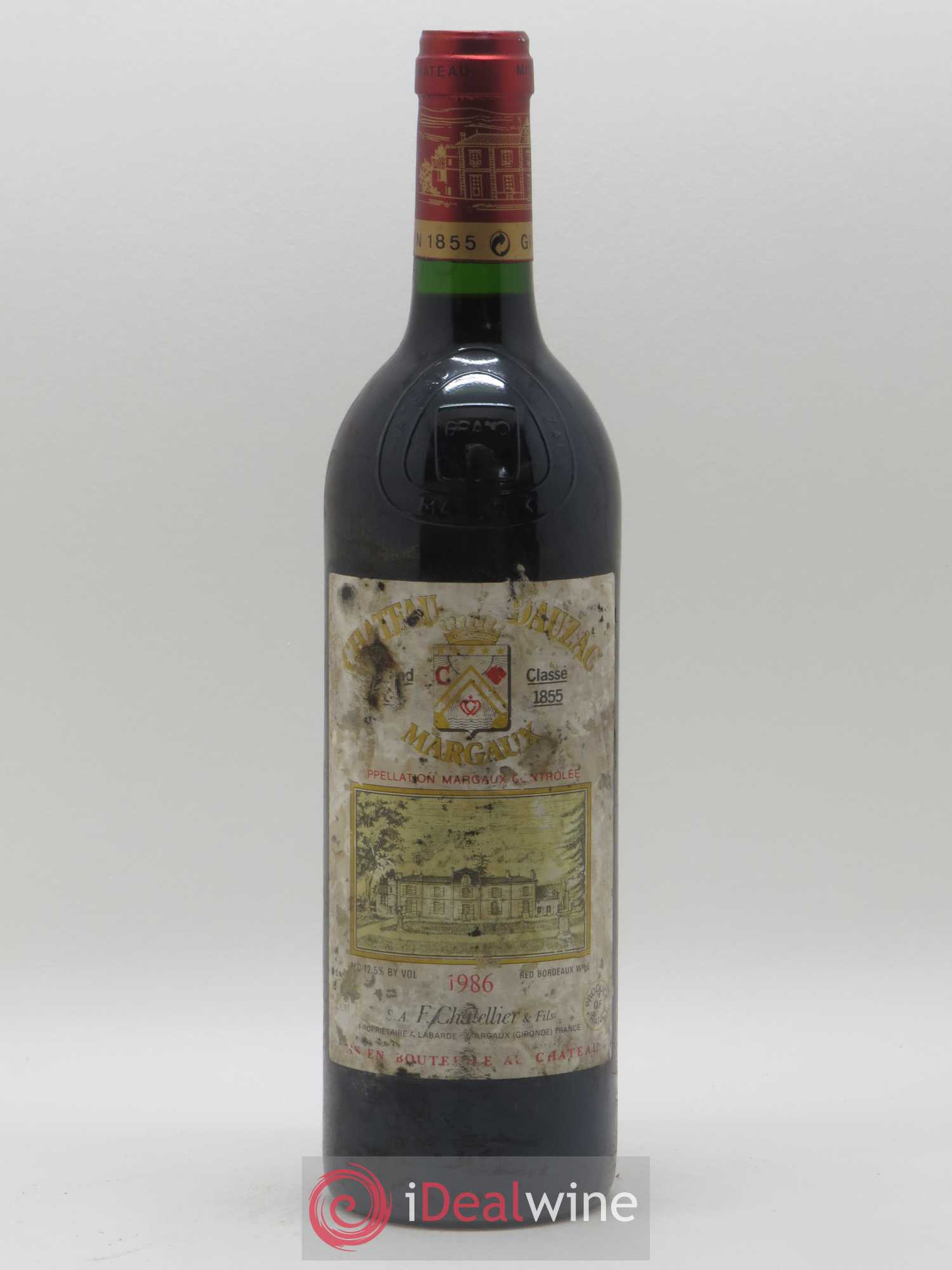 Château Dauzac 5ème Grand Cru Classé 1986 - Lot de 1 bouteille - 0