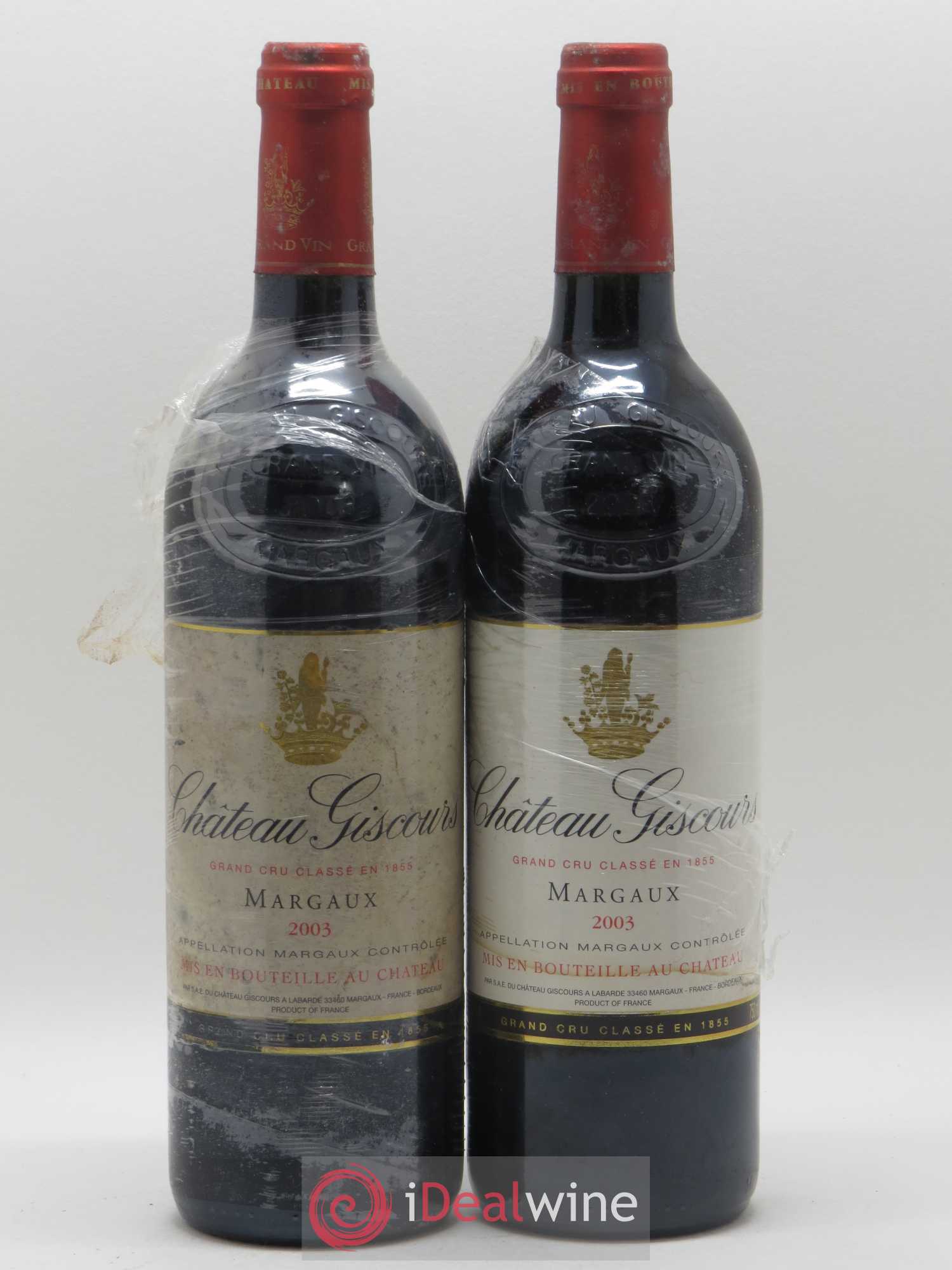 Château Giscours 3ème Grand Cru Classé 2003 - Lot de 2 bouteilles - 0