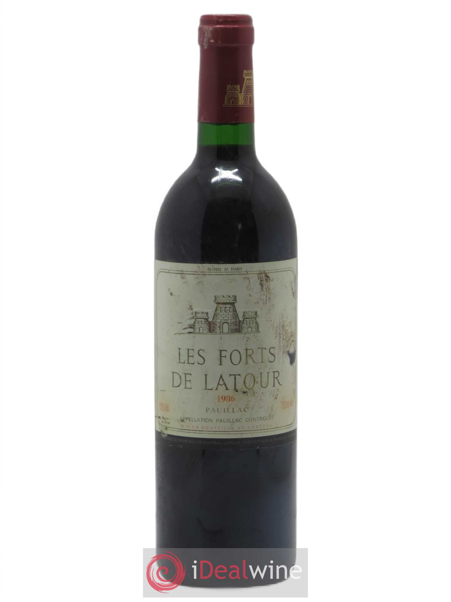 Les Forts de Latour Second Vin 1986 - Lot de 1 bouteille - 0