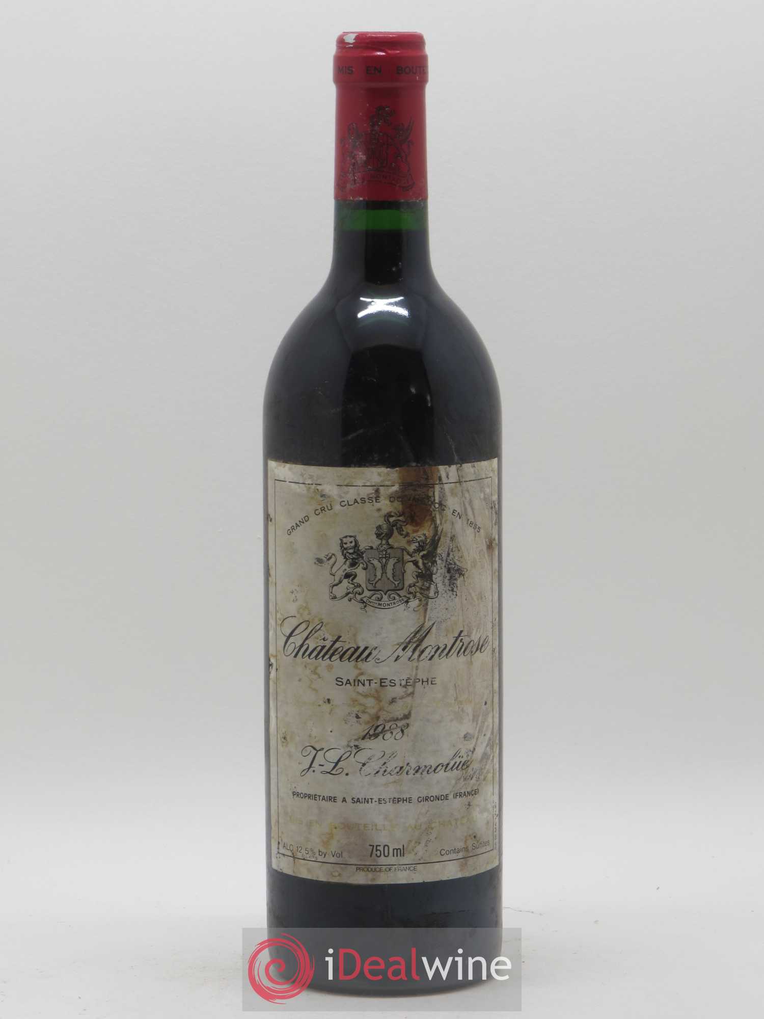 Château Montrose 2ème Grand Cru Classé 1988 - Lot de 1 bouteille - 0