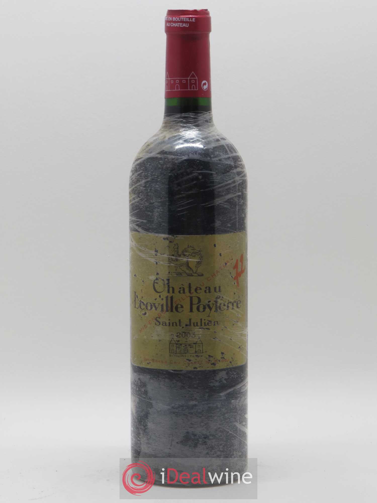 Château Léoville Poyferré 2ème Grand Cru Classé 2003 - Lot de 1 bouteille - 0