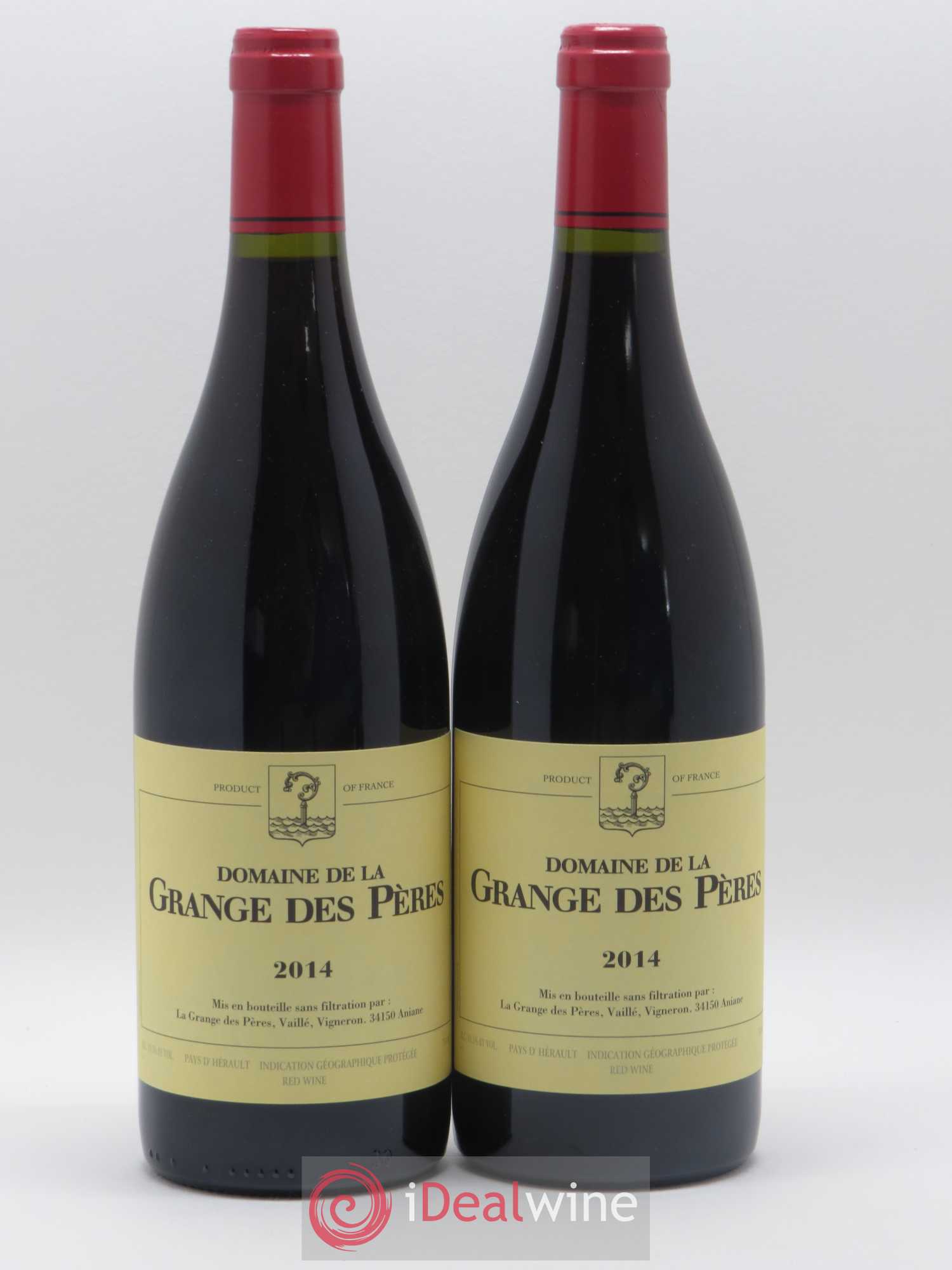 Pays d'Hérault Grange des Pères Laurent Vaillé 2014 - Lot de 2 bouteilles - 0