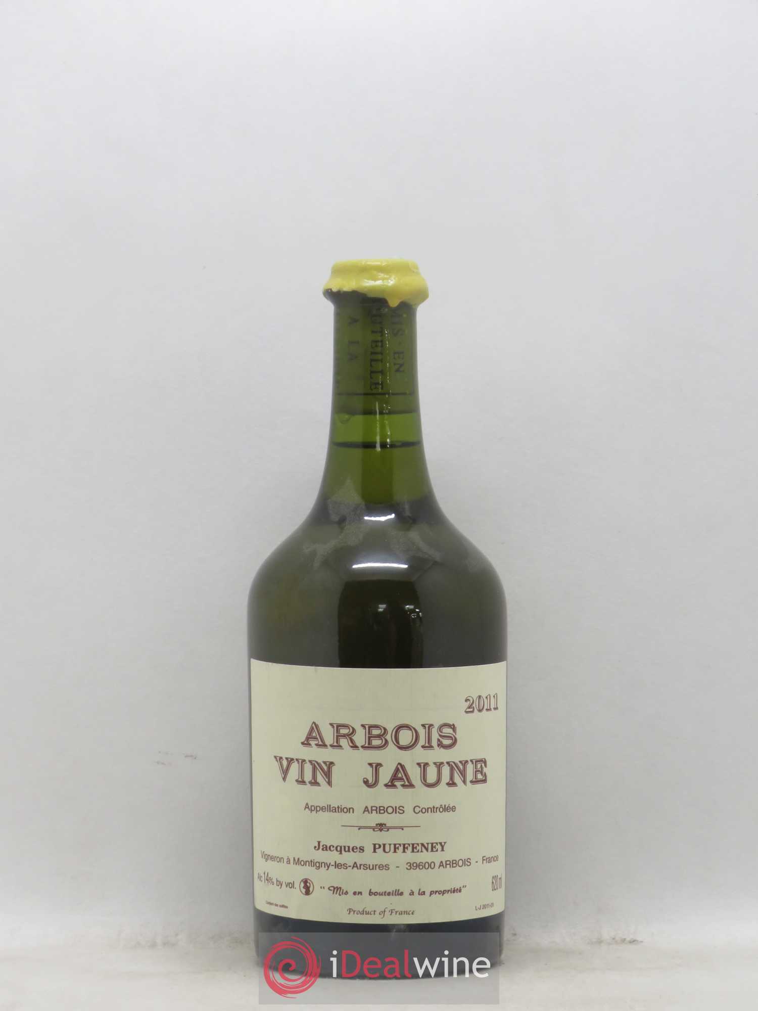 Arbois Vin Jaune Jacques Puffeney 2011 - Lot de 1 bouteille - 0