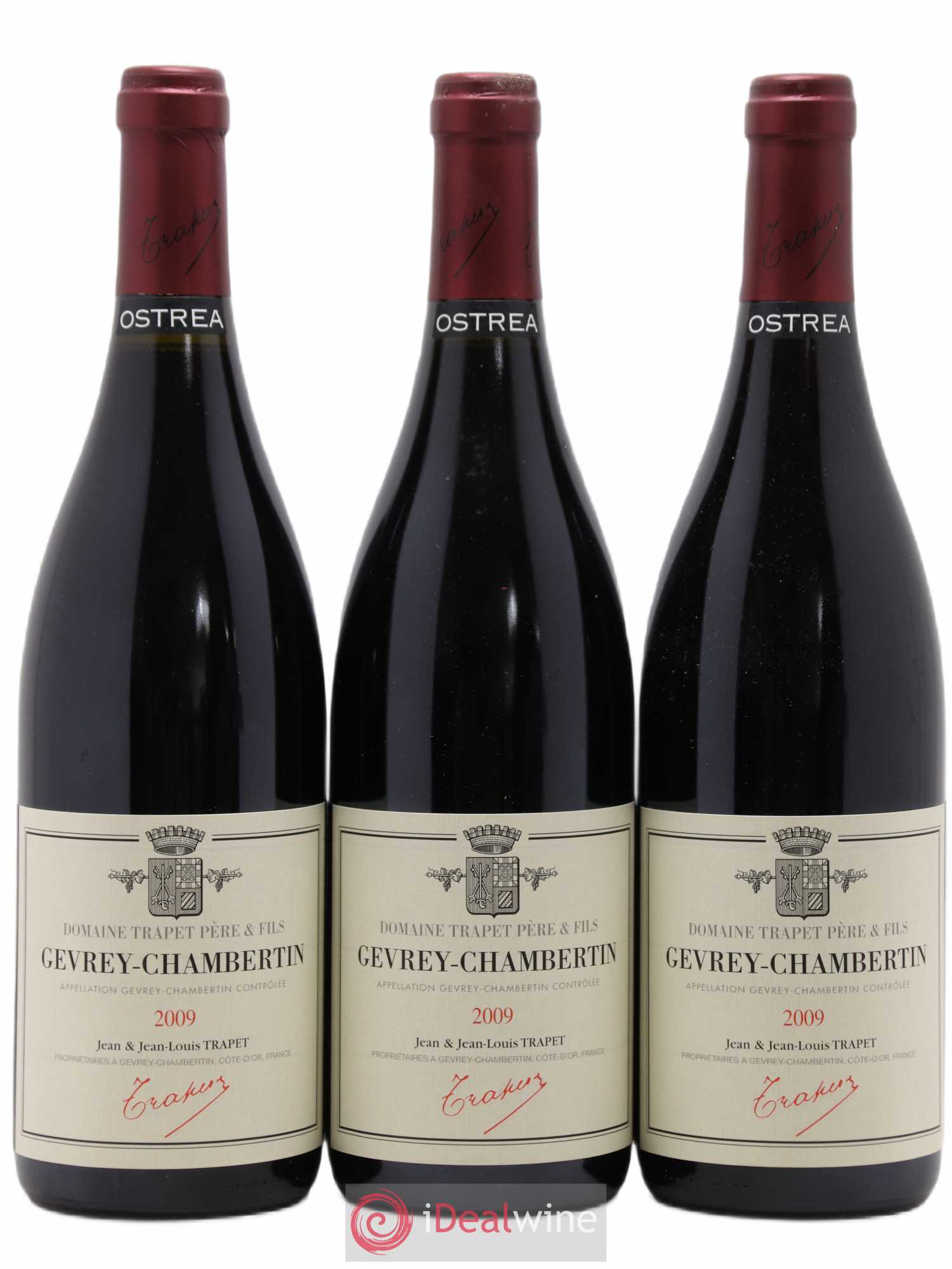 Gevrey-Chambertin Domaine Trapet Ostrea 2009 - Lot de 3 bouteilles - 0