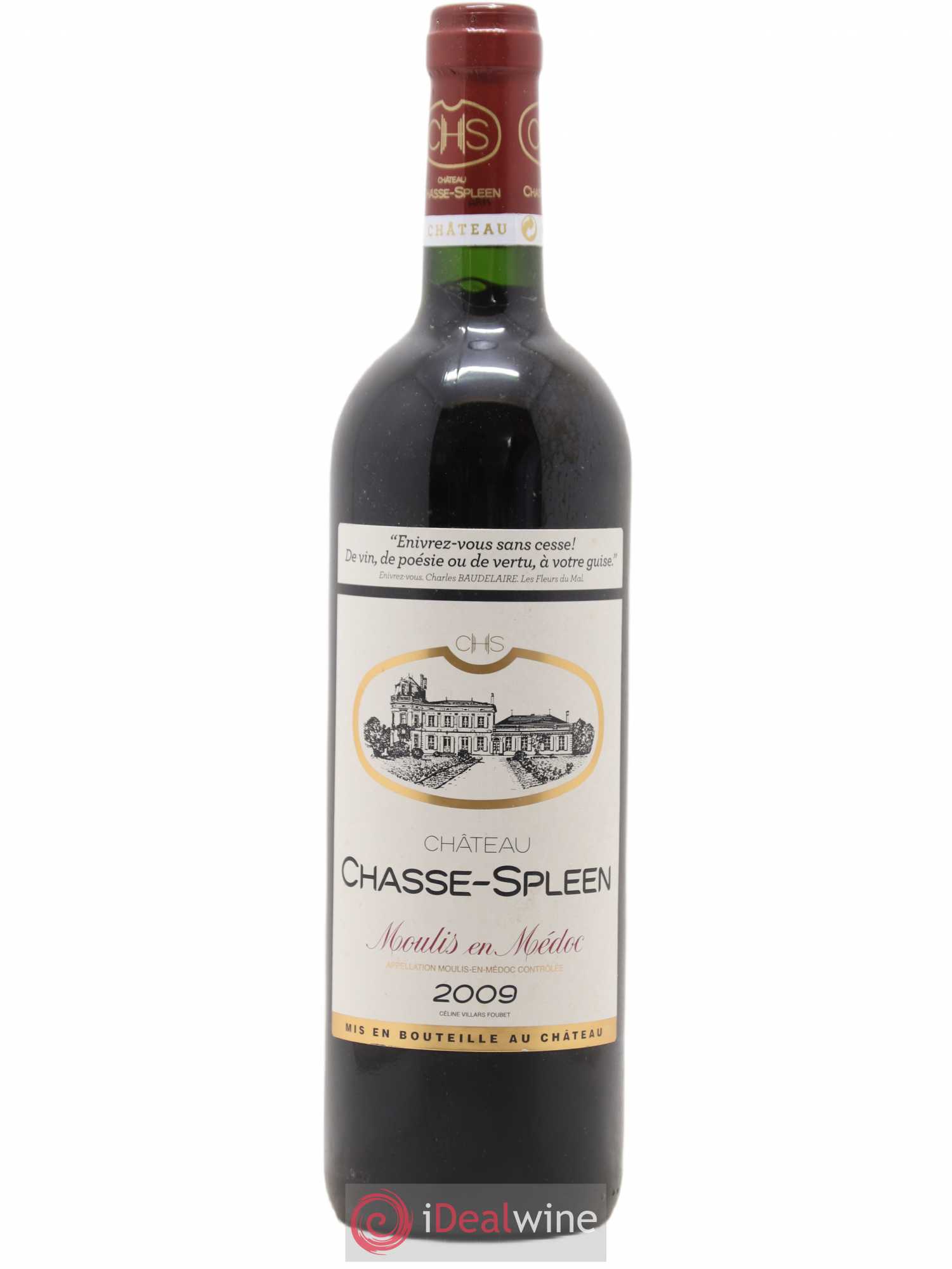 Château Chasse Spleen 2009 - Lot de 1 bouteille - 0