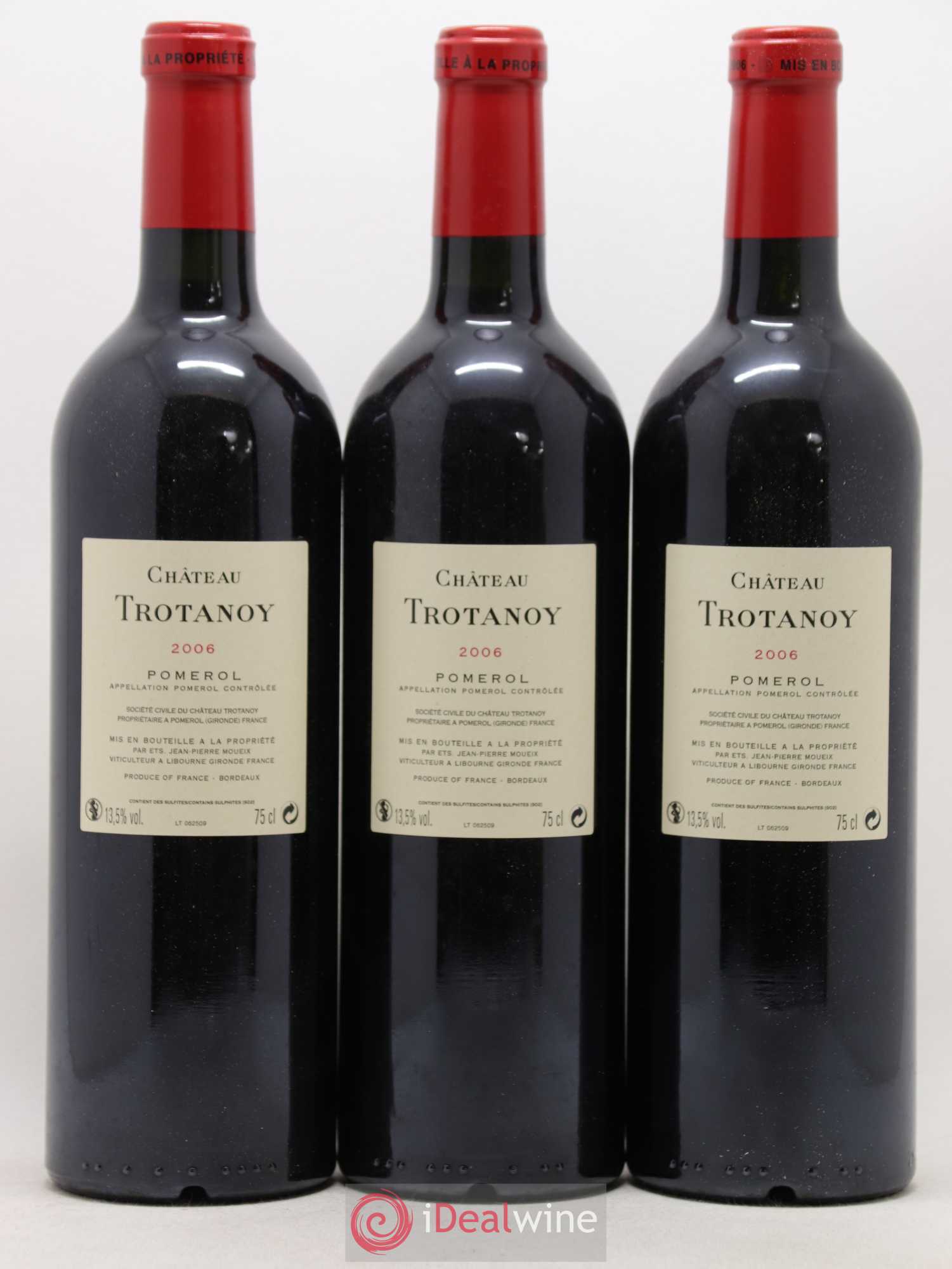 Château Trotanoy 2006 - Lot de 6 bouteilles - 2