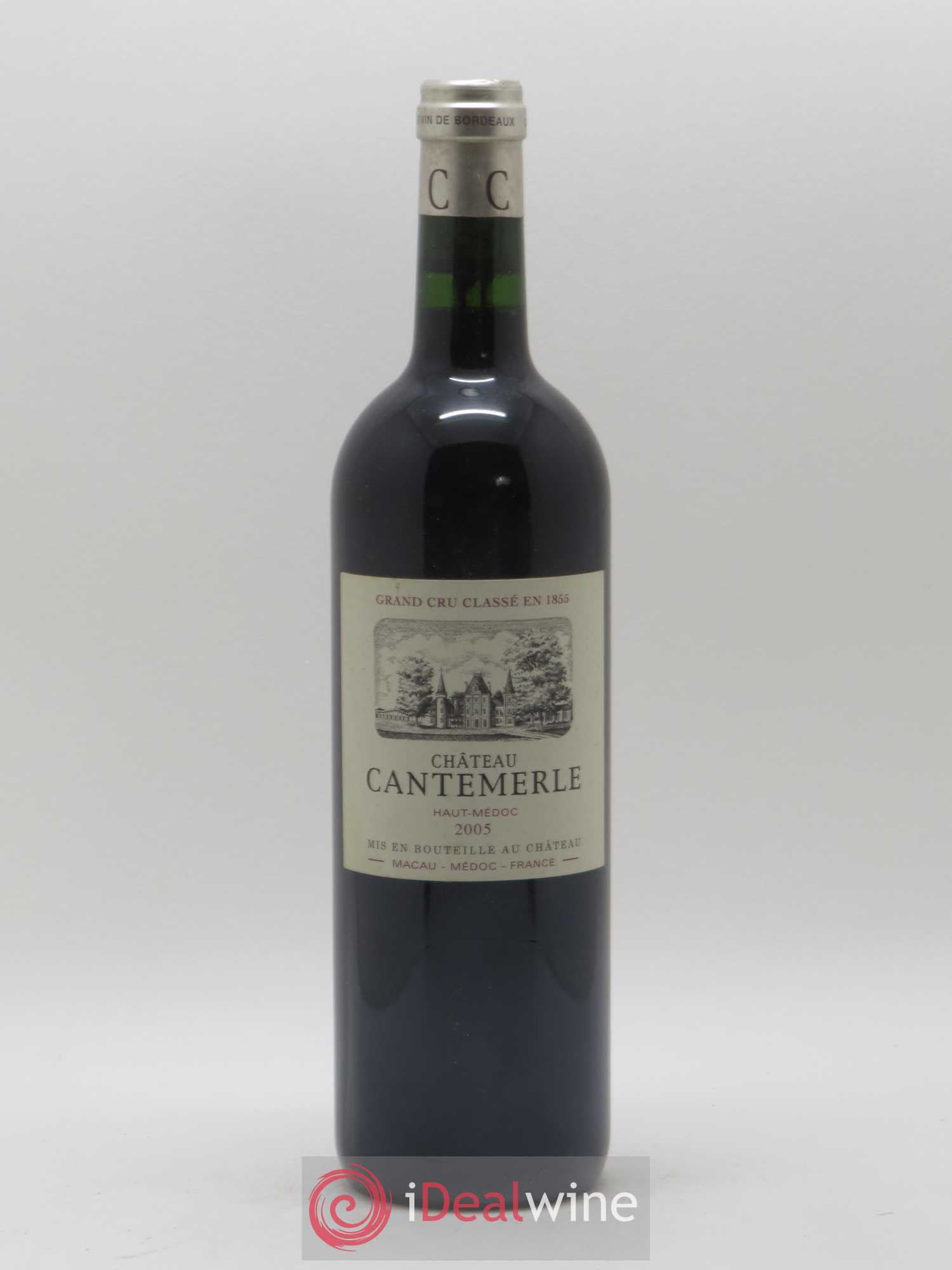 Château Cantemerle 5ème Grand Cru Classé 2005 - Lot de 1 bouteille - 0