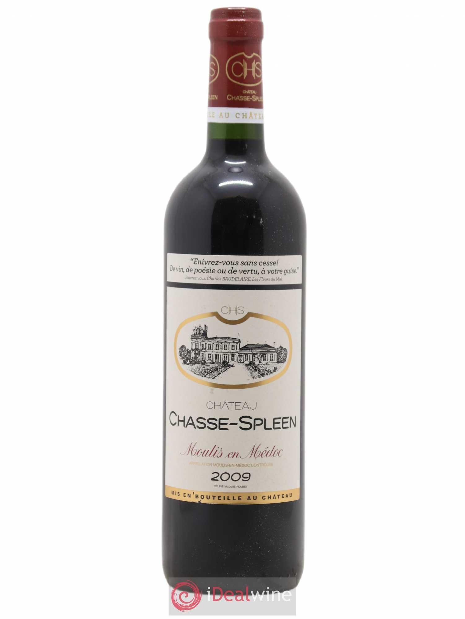 Château Chasse Spleen 2009 - Lot de 1 bouteille - 0
