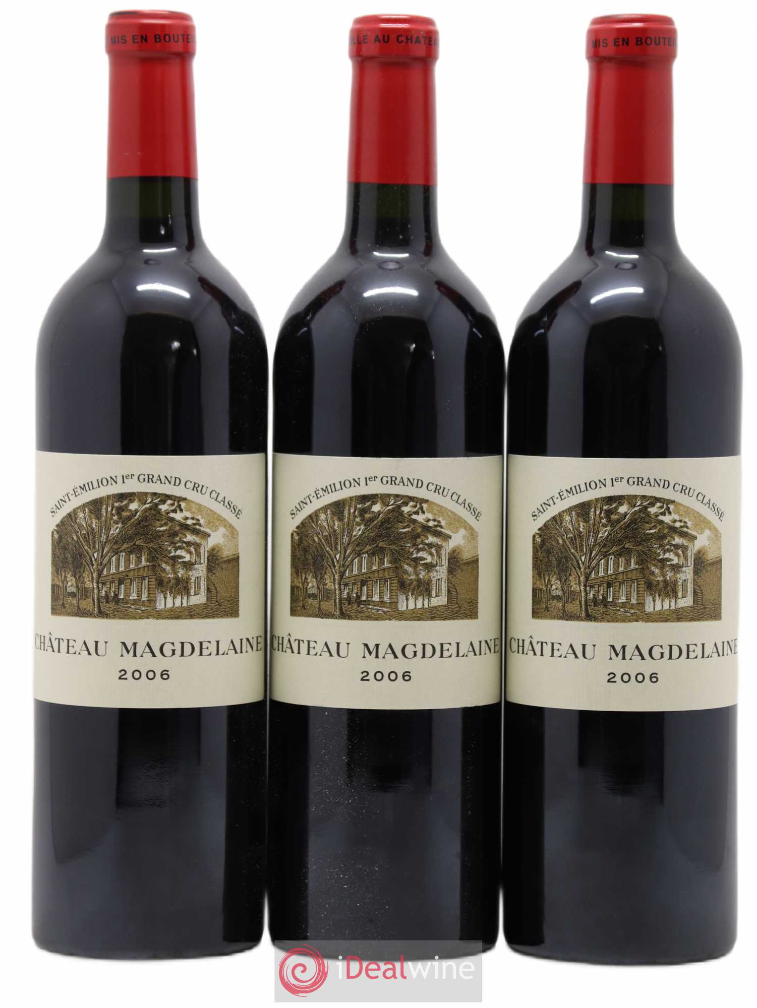 Château Magdelaine 2006 - Lot de 3 bouteilles - 0