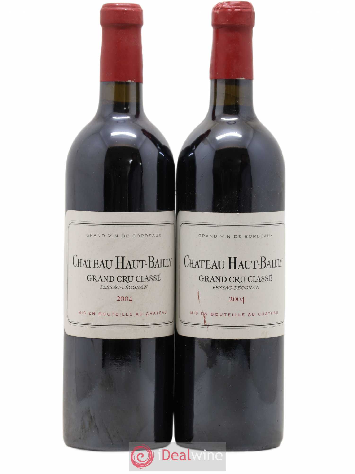 Château Haut-Bailly Cru Classé de Graves 2004 - Lot de 2 bouteilles - 0