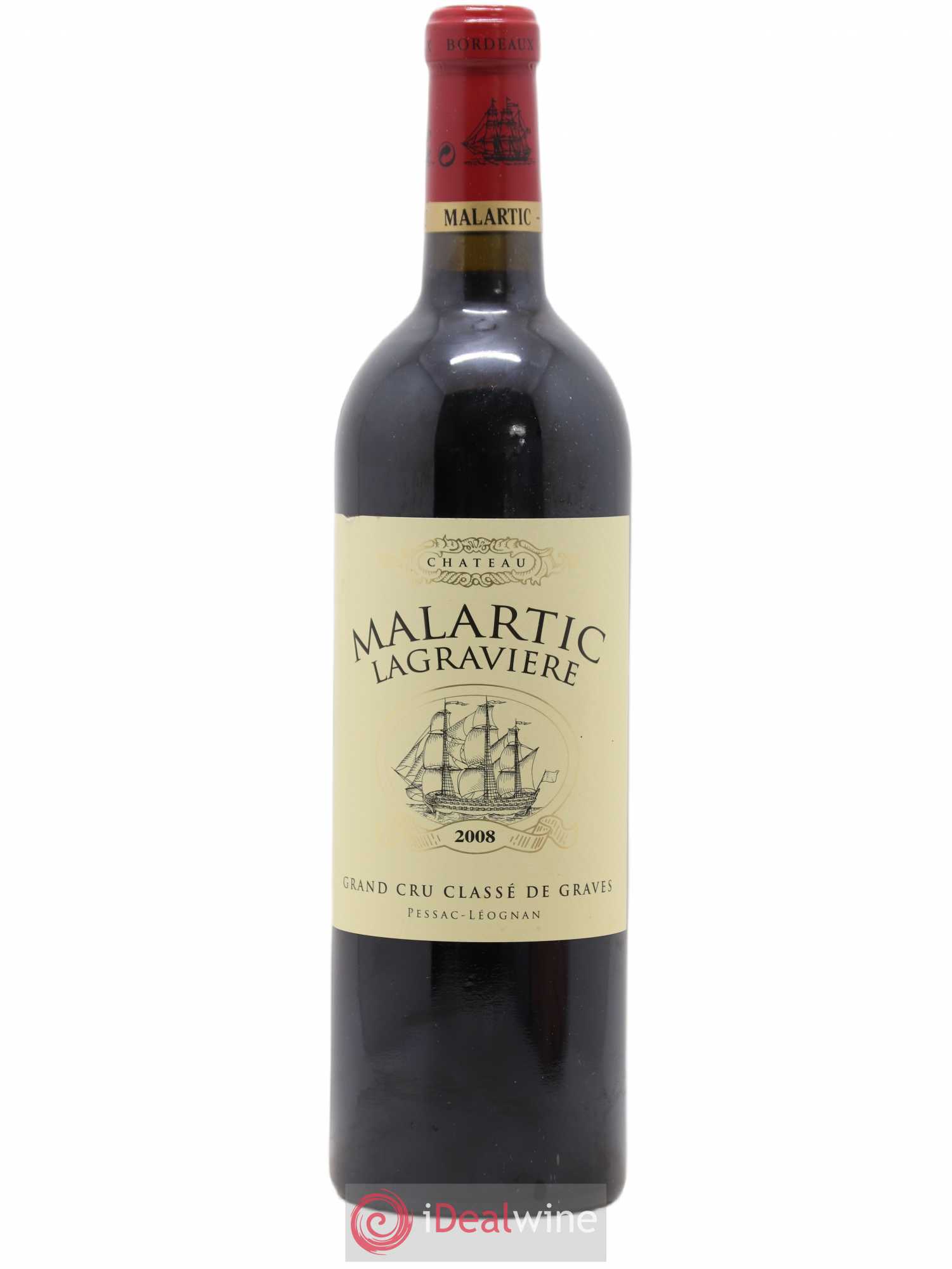 Château Malartic-Lagravière Cru Classé de Graves 2008 - Lot de 1 bouteille - 0