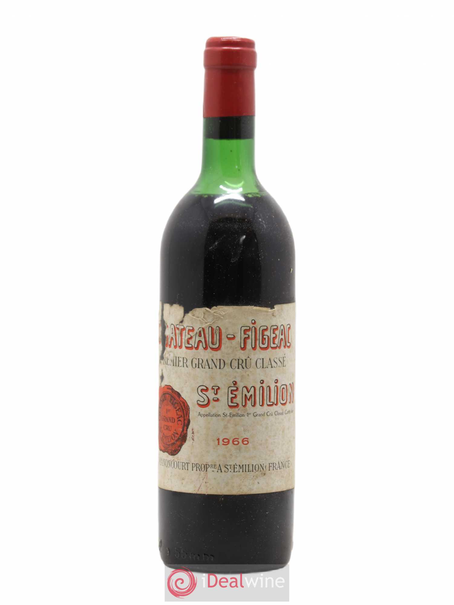 Château Figeac 1er Grand Cru Classé A 1966 - Lot de 1 bouteille - 0