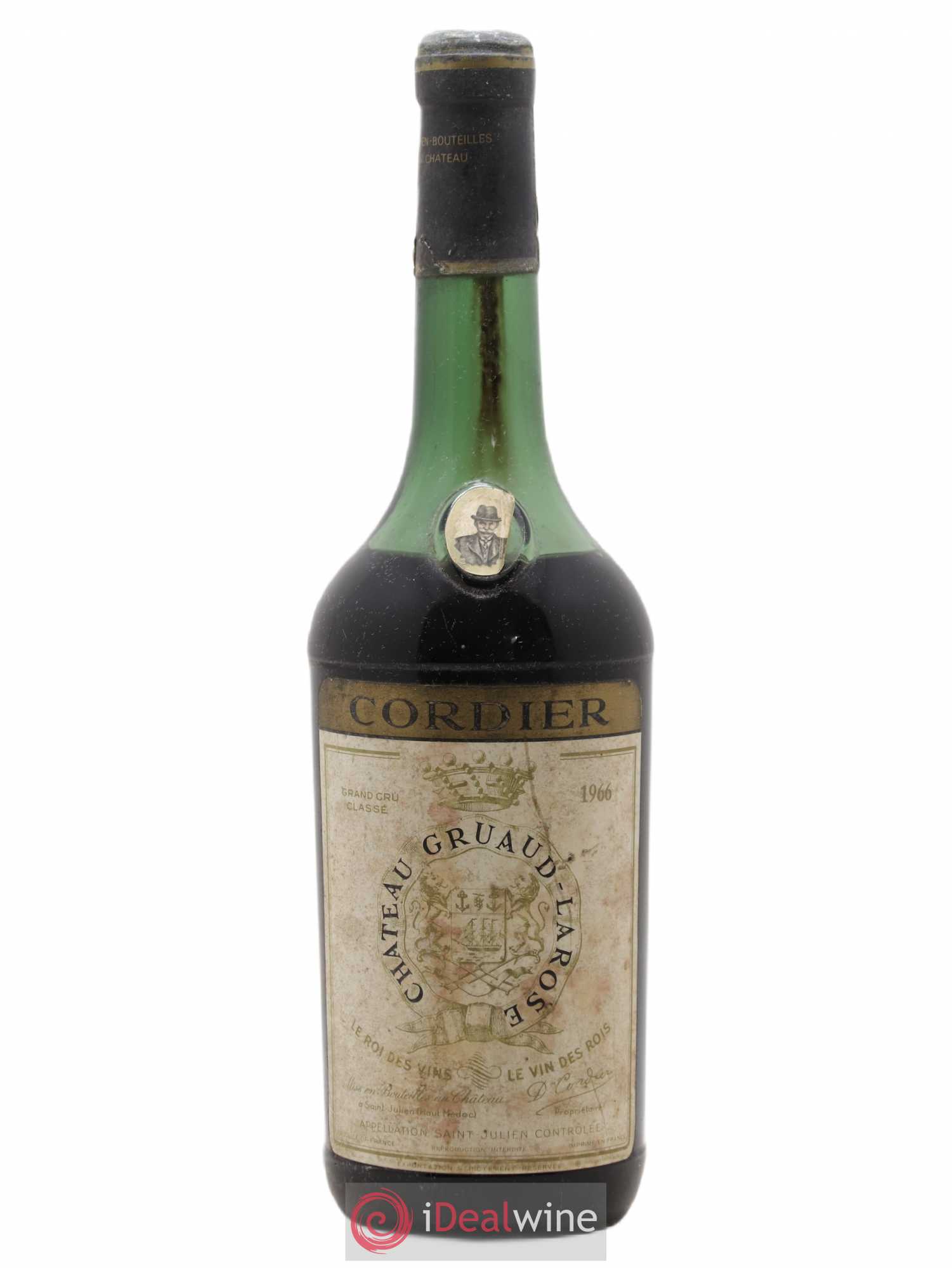 Château Gruaud Larose 2ème Grand Cru Classé 1966 - Lot de 1 bouteille - 0