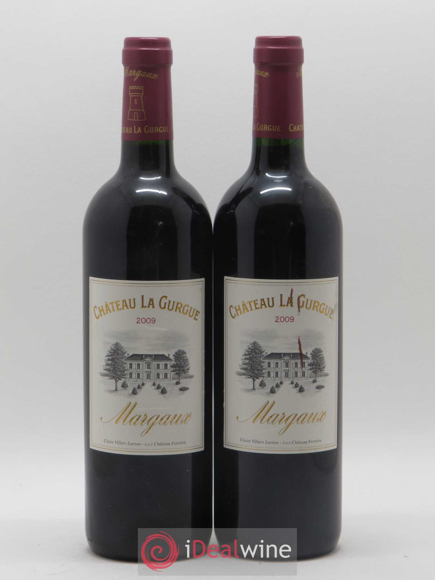 Château la Gurgue Cru Bourgeois 2009 - Lot de 2 bouteilles - 0