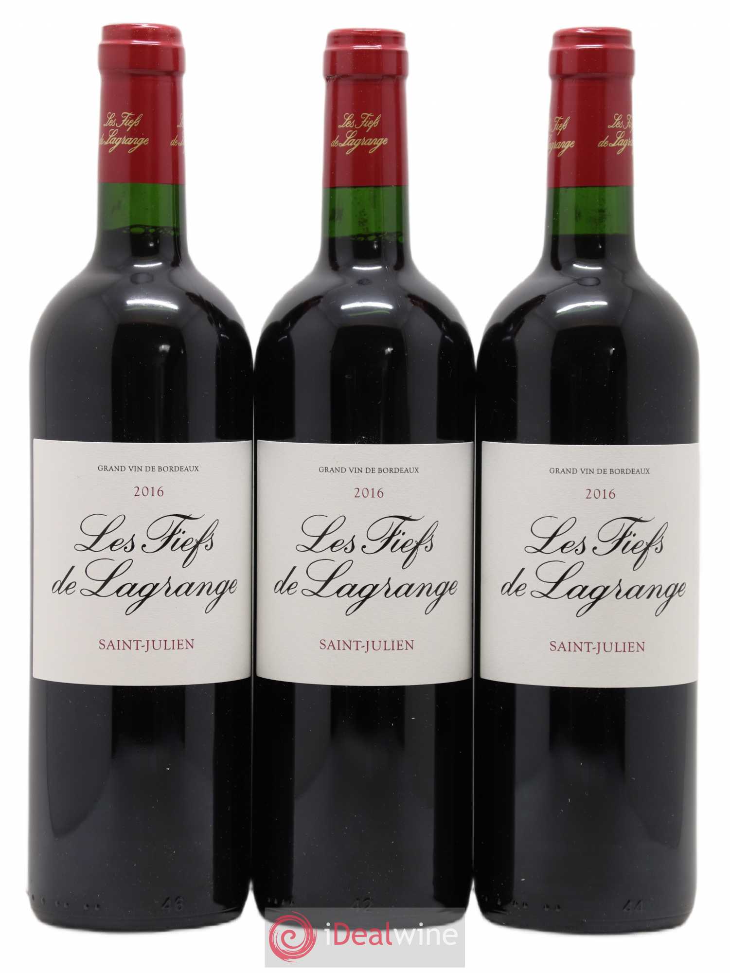 Les Fiefs de Lagrange Second Vin 2016 - Lot de 3 bouteilles - 0