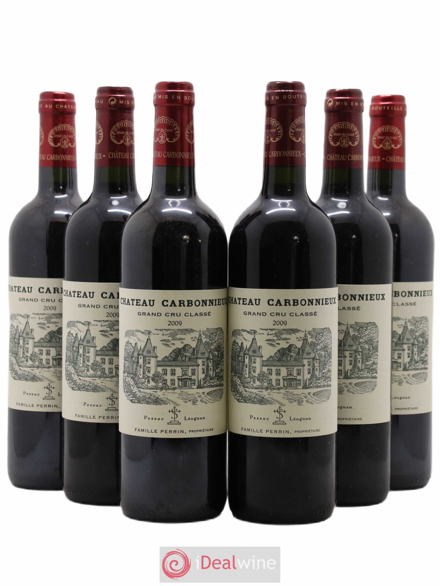 Château Carbonnieux Cru Classé de Graves 2009 - Lot de 6 bouteilles - 0