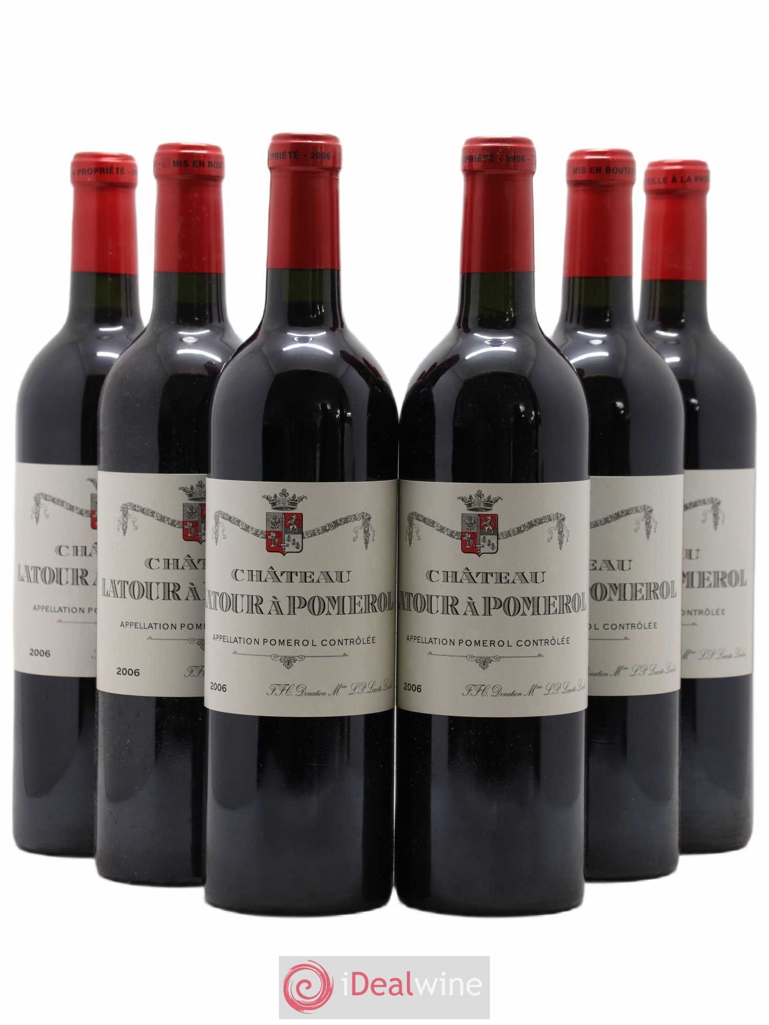 Château Latour à Pomerol 2006 - Lot de 6 bouteilles - 0