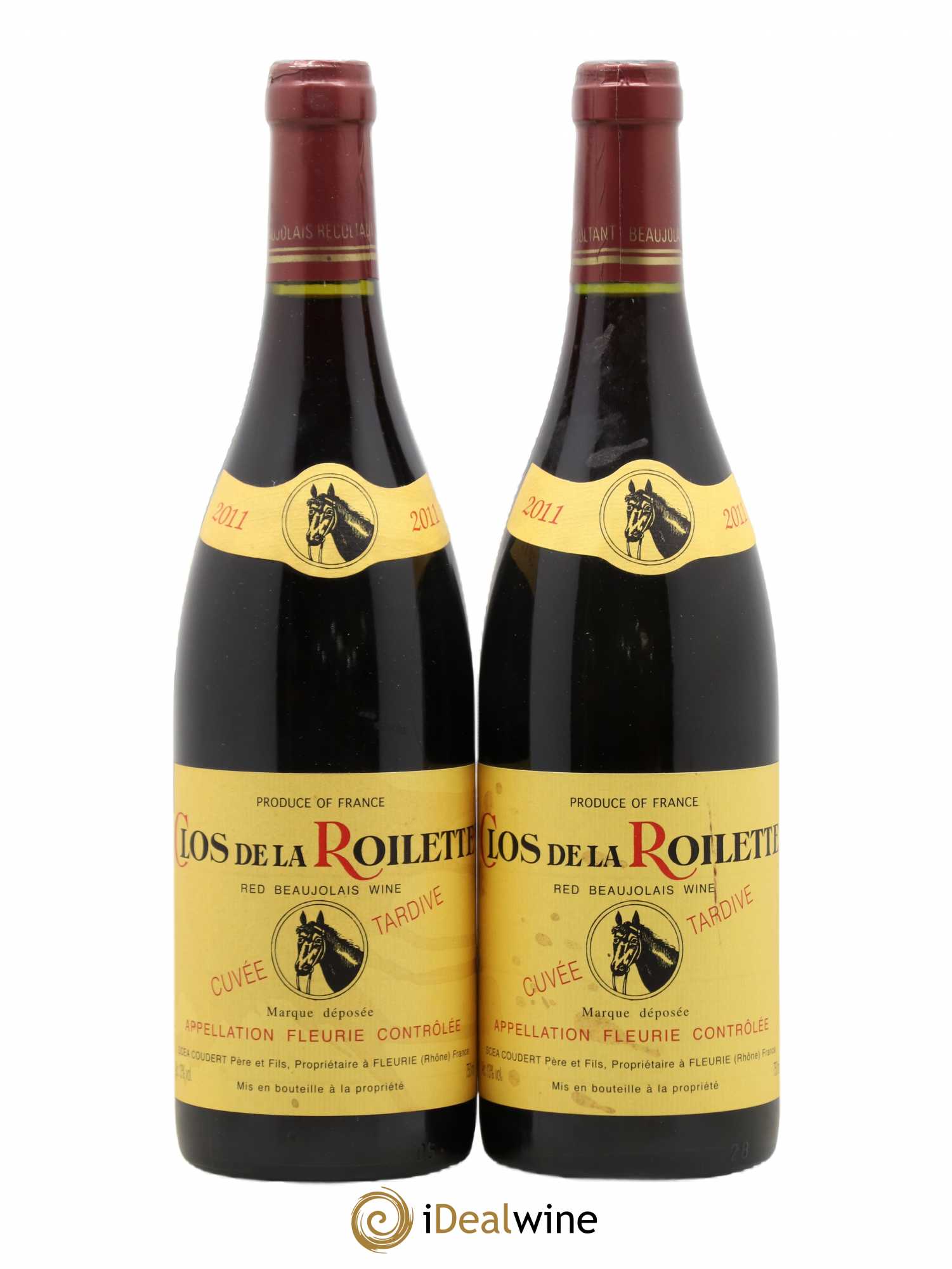 Fleurie Cuvée Tardive Clos de la Roilette 2011 - Lot de 2 bouteilles - 0