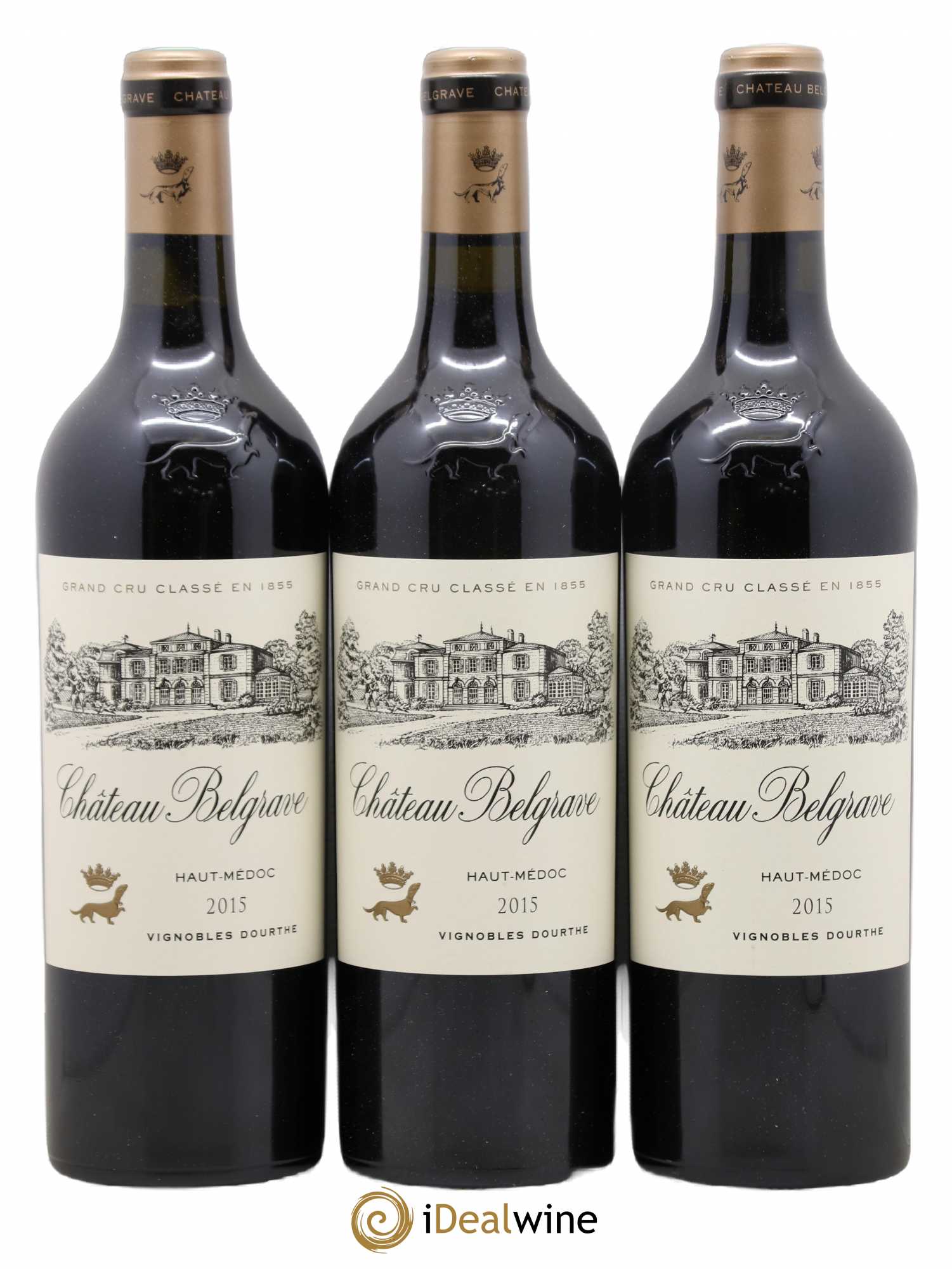 Château Belgrave 5ème Grand Cru Classé 2015 - Lot de 6 bouteilles - 1
