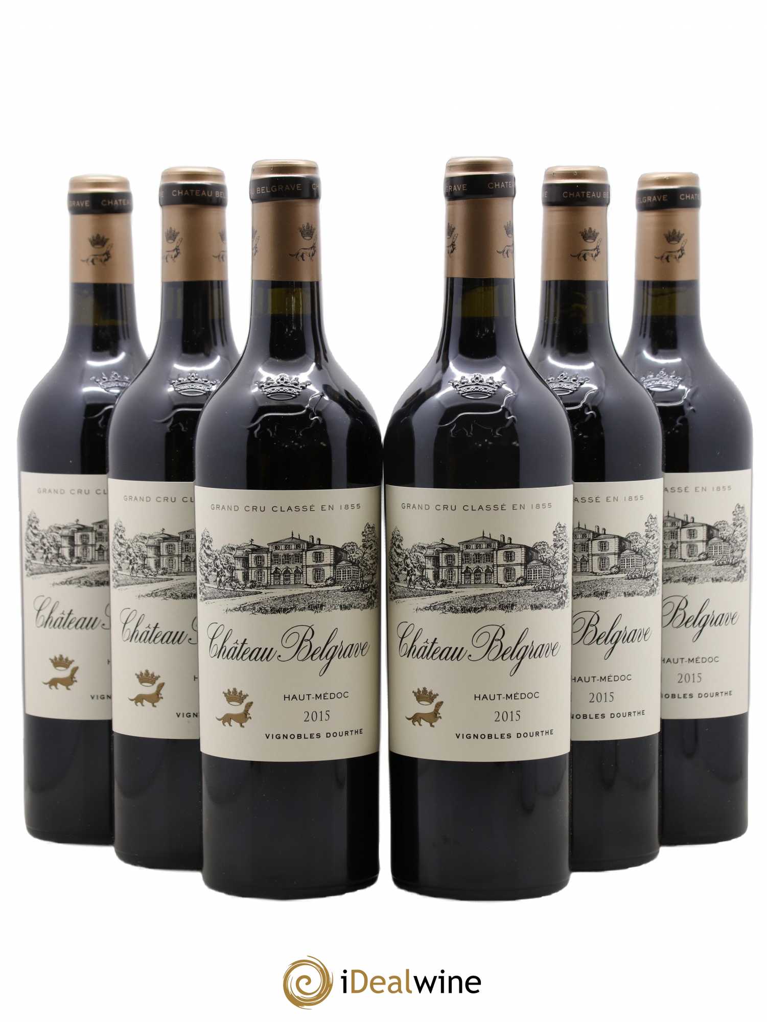 Château Belgrave 5ème Grand Cru Classé 2015 - Lot de 6 bouteilles - 0