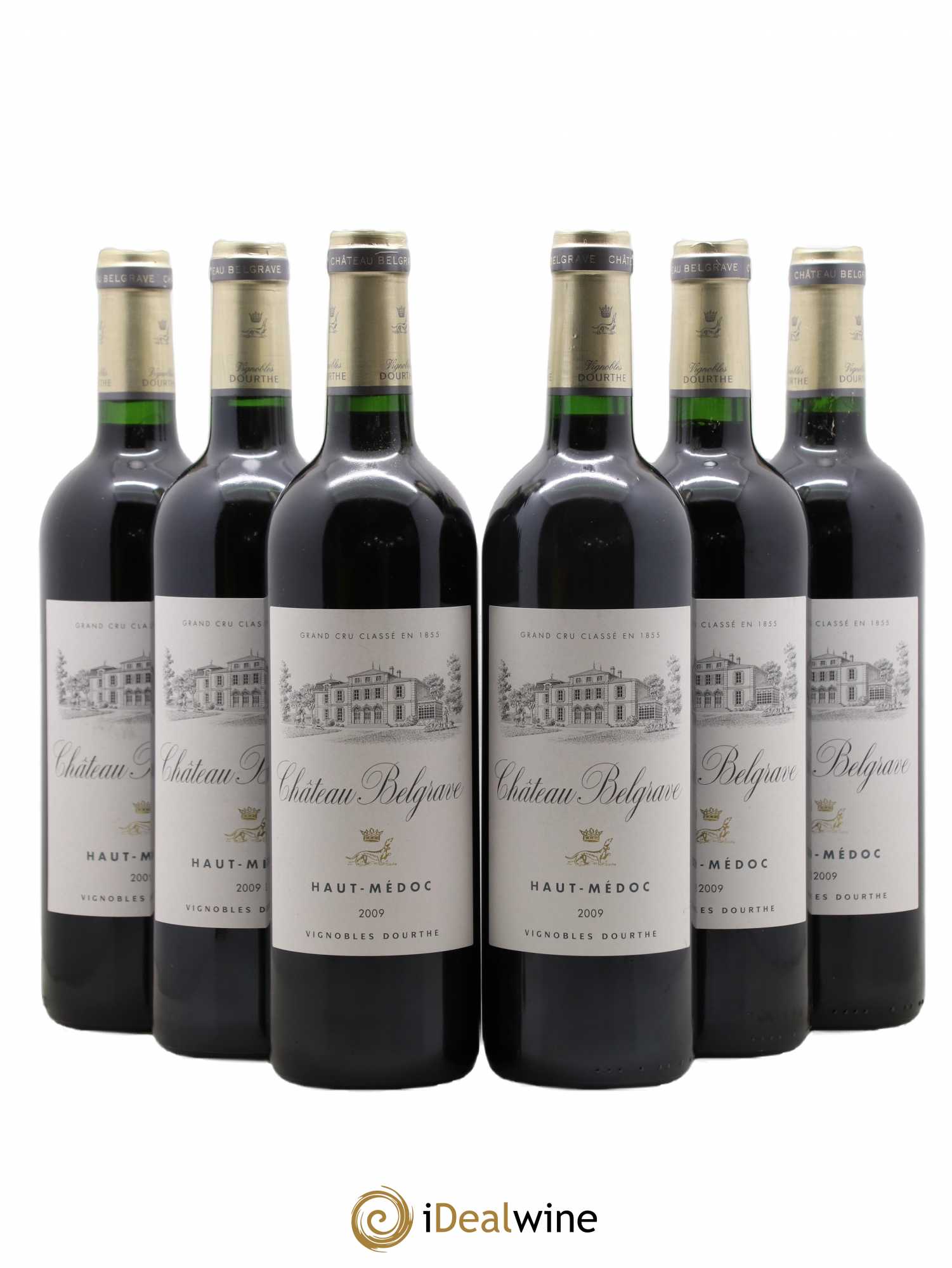 Château Belgrave 5ème Grand Cru Classé 2009 - Lot de 6 bouteilles - 0