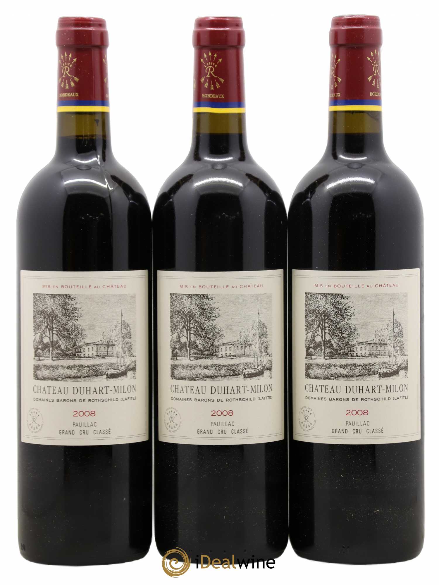 Château Duhart-Milon 4ème Grand Cru Classé 2008 - Lot de 6 bouteilles - 1