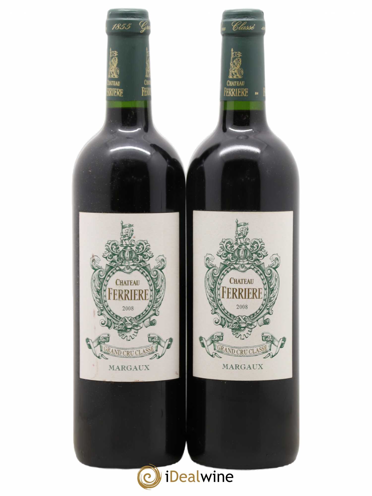 Château Ferrière 3ème Grand Cru Classé 2008 - Lot de 2 bouteilles - 0