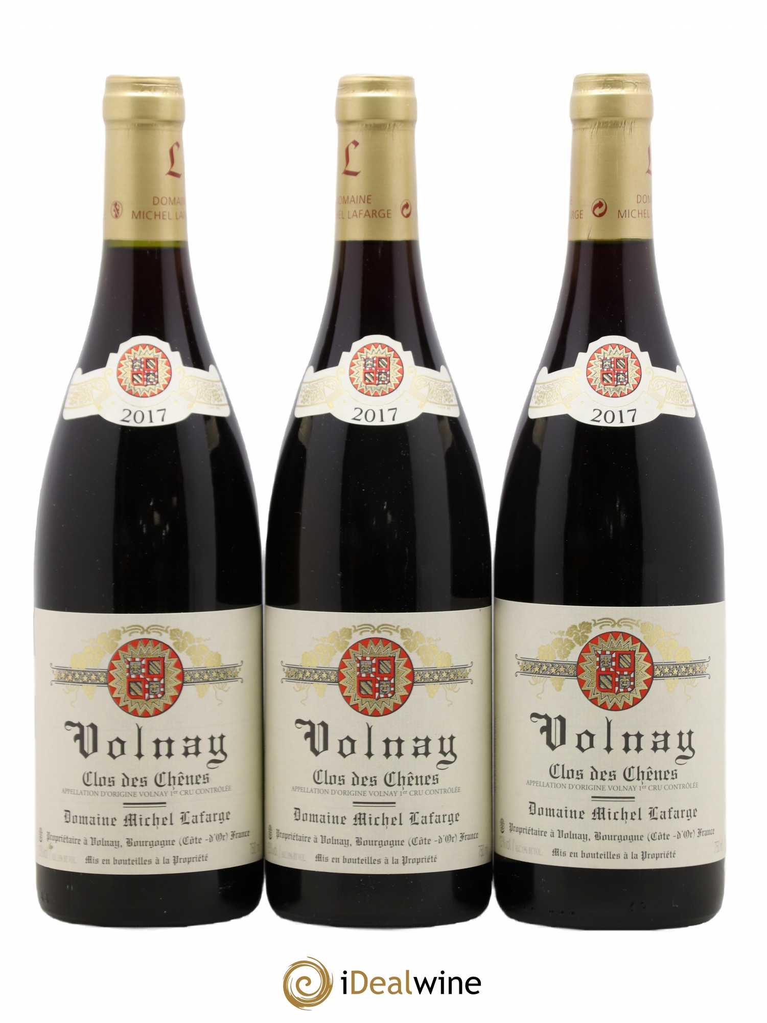 Volnay 1er Cru Clos des Chênes Lafarge (Domaine) 2017 - Lot de 3 bouteilles - 0
