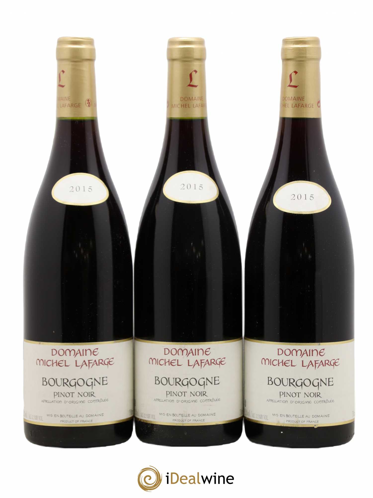 Bourgogne Lafarge (Domaine) 2015 - Lot de 3 bouteilles - 0
