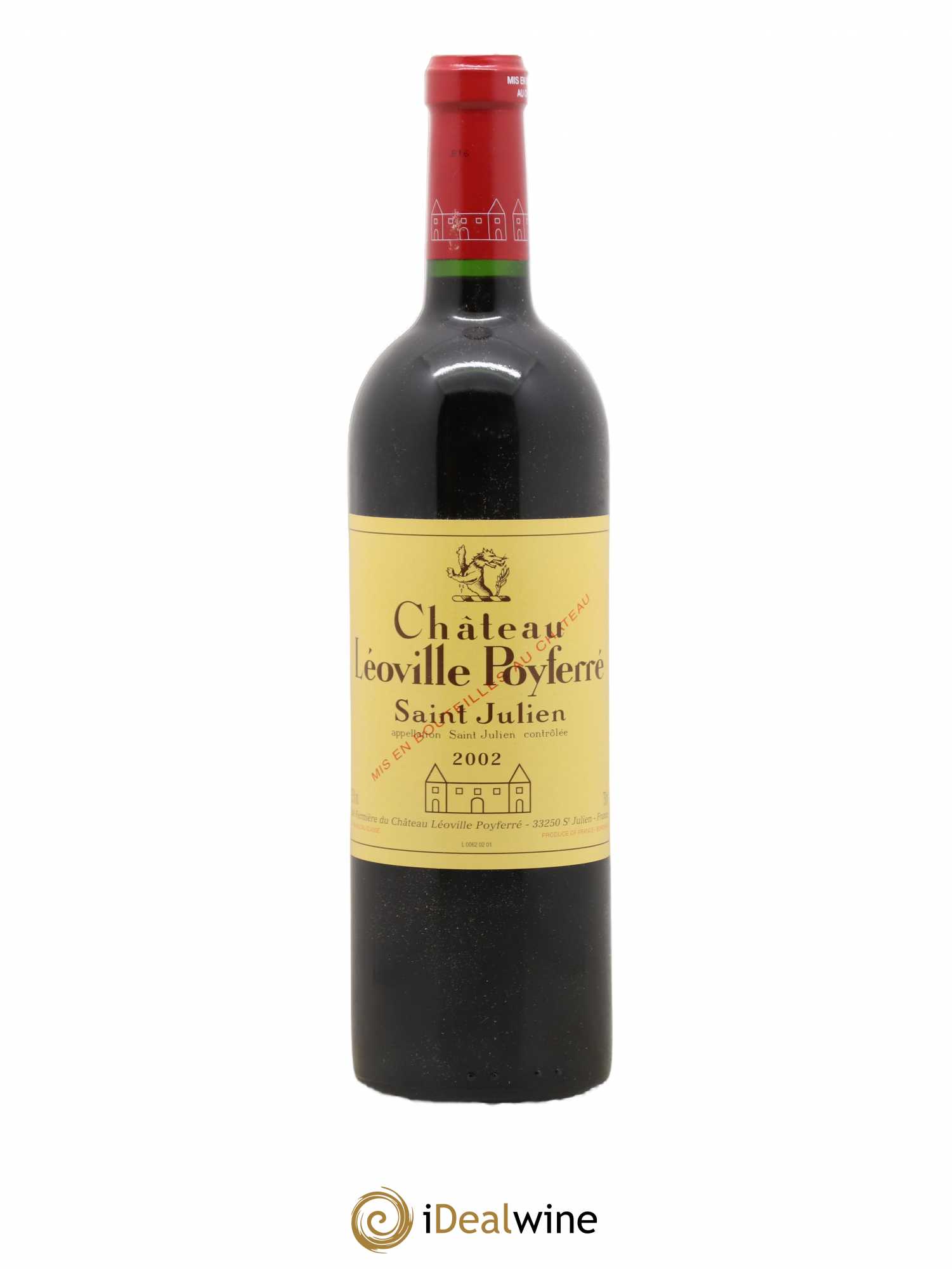 Château Léoville Poyferré 2ème Grand Cru Classé 2002 - Lot de 1 bouteille - 0