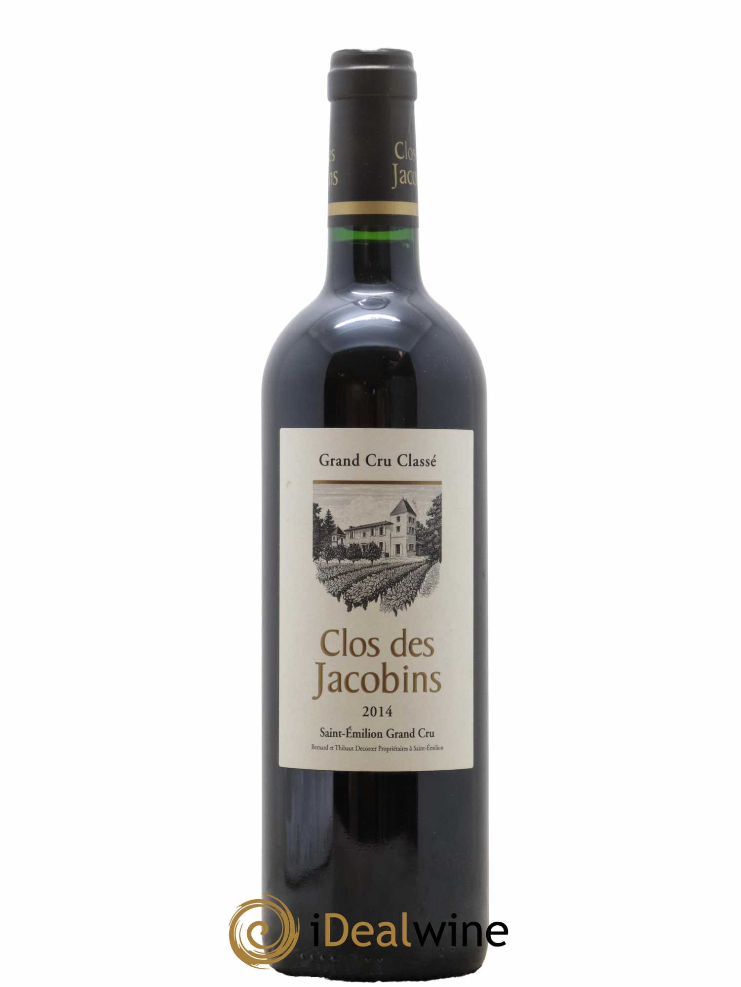 Château Clos des Jacobins Grand Cru Classé 2014 - Lot de 1 bouteille - 0