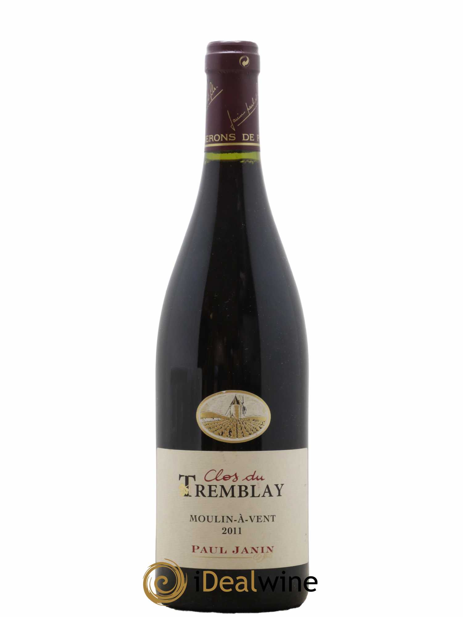 Moulin-à-Vent Clos du Tremblay Paul Janin (Domaine) 2011 - Lot de 1 bouteille - 0
